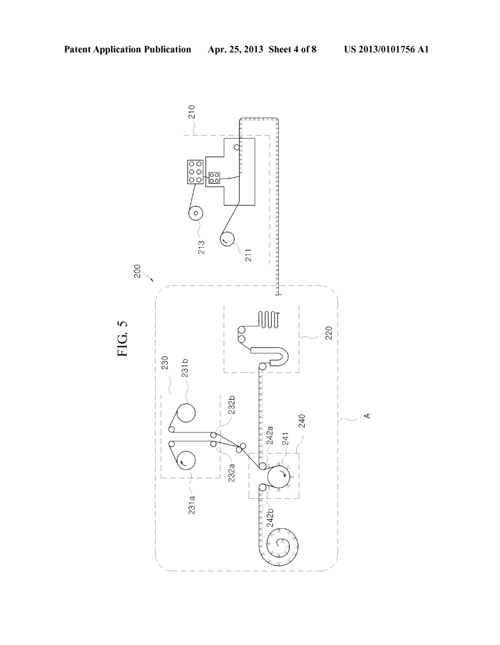 ARTIFICIAL TURF STRUCTURE AND APPARATUS AND METHOD FOR MANUFACTURING THE     SAME - diagram, schematic, and image 05