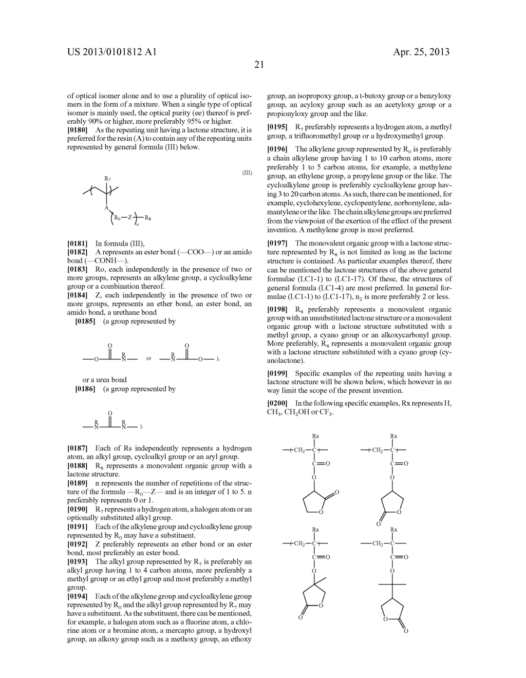 METHOD OF FORMING PATTERN - diagram, schematic, and image 22