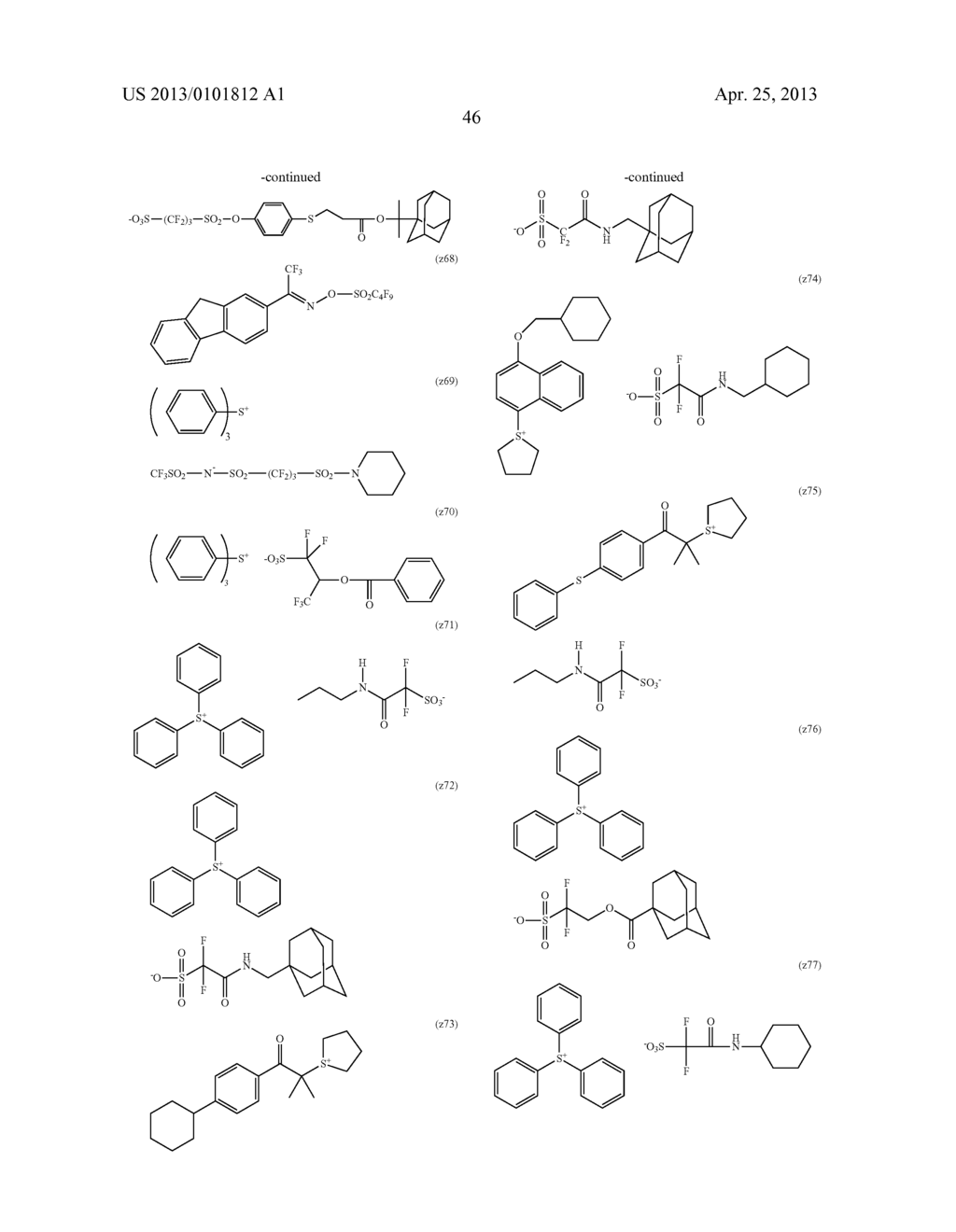 METHOD OF FORMING PATTERN - diagram, schematic, and image 47