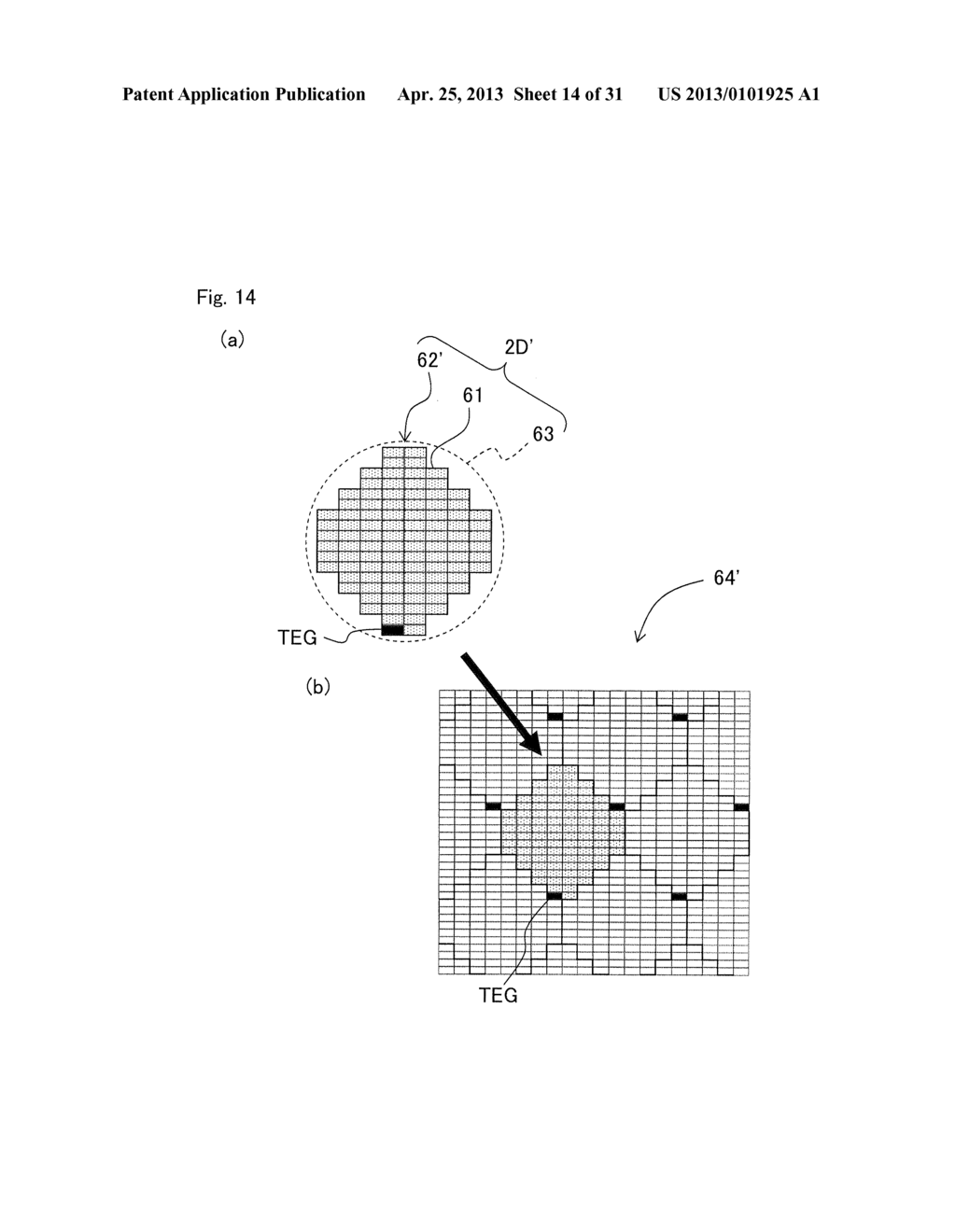 RETICLE FOR EXPOSURE, EXPOSURE METHOD AND PRODUCTION METHOD OF     SEMICONDUCTOR WAFER - diagram, schematic, and image 15