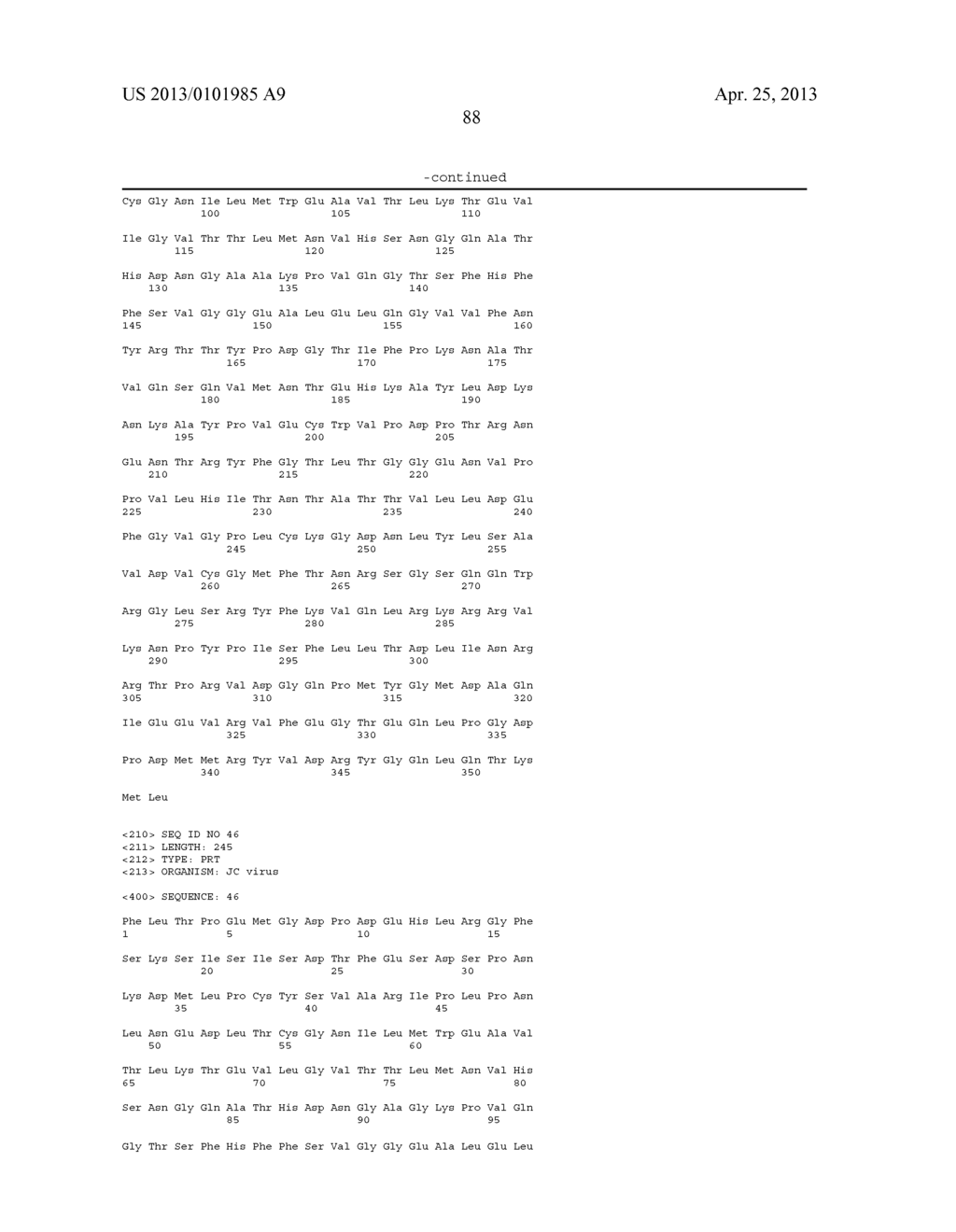 METHODS FOR THE DETECTION OF JC POLYOMA VIRUS - diagram, schematic, and image 118