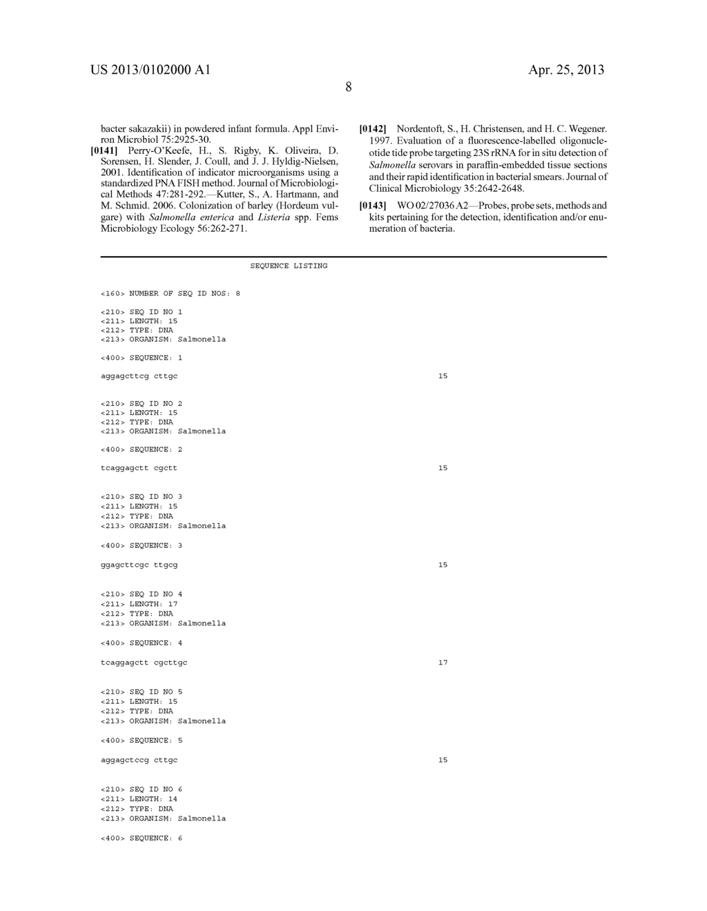 PEPTIDE NUCLEIC ACID PROBE, KIT AND METHOD FOR DETECTION AND/OR     QUANTIFICATION OF SALMONELLA SPP. AND APPLICATIONS THEREOF - diagram, schematic, and image 10