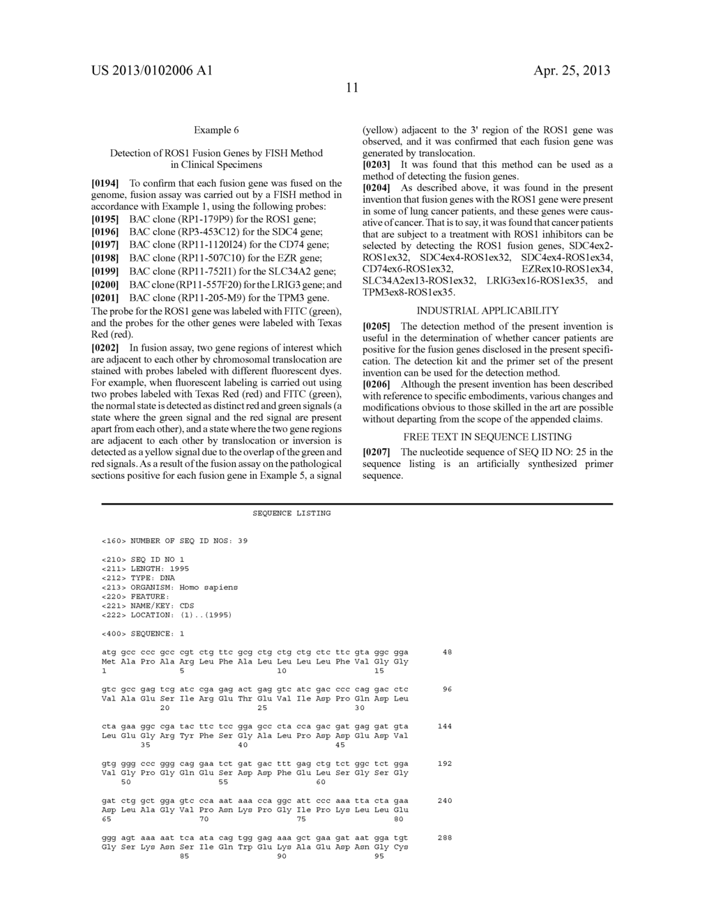 DETECTION METHOD FOR NOVEL ROS1 FUSIONS - diagram, schematic, and image 16