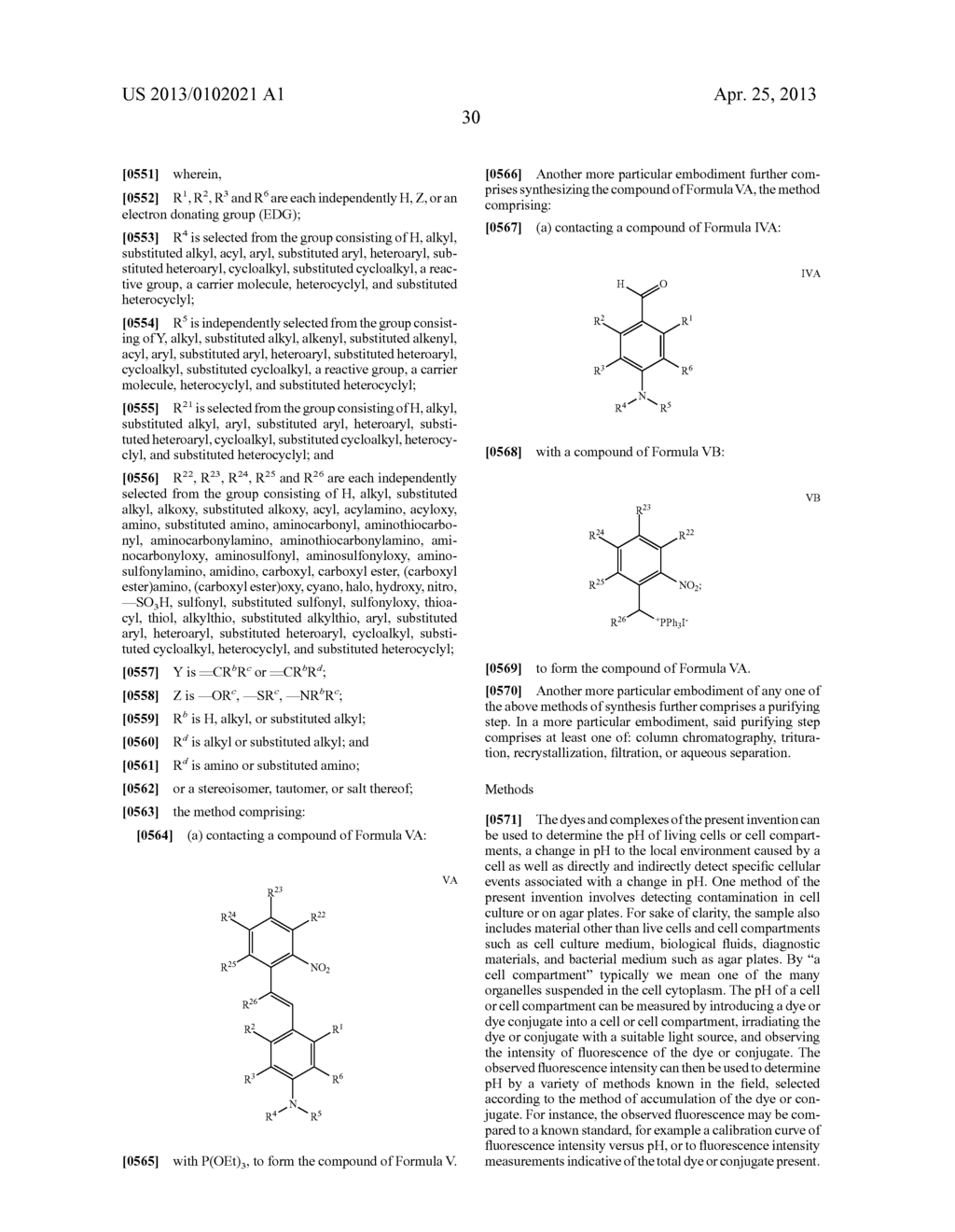 FLUOROGENIC PH SENSITIVE DYES AND THEIR METHOD OF USE - diagram, schematic, and image 49