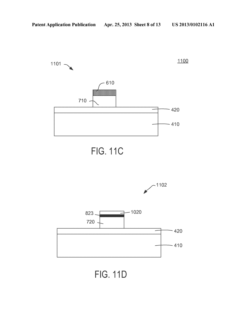 HYBRID INTEGRATED SEMICONDUCTOR TRI-GATE AND SPLIT DUAL-GATE FINFET     DEVICES AND METHOD FOR MANUFACTURING - diagram, schematic, and image 09