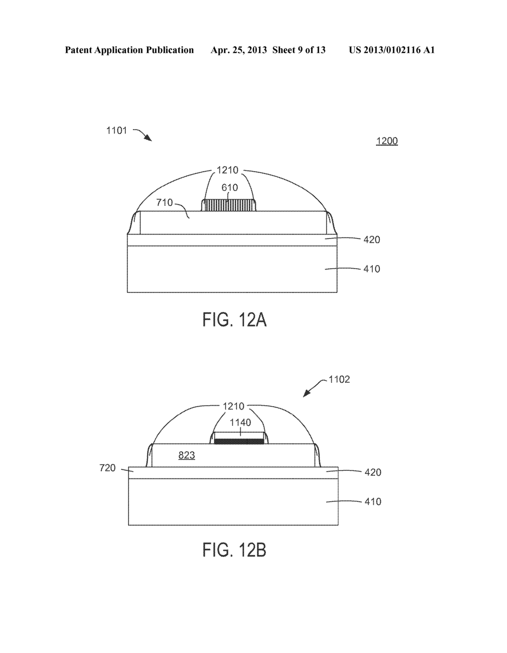 HYBRID INTEGRATED SEMICONDUCTOR TRI-GATE AND SPLIT DUAL-GATE FINFET     DEVICES AND METHOD FOR MANUFACTURING - diagram, schematic, and image 10