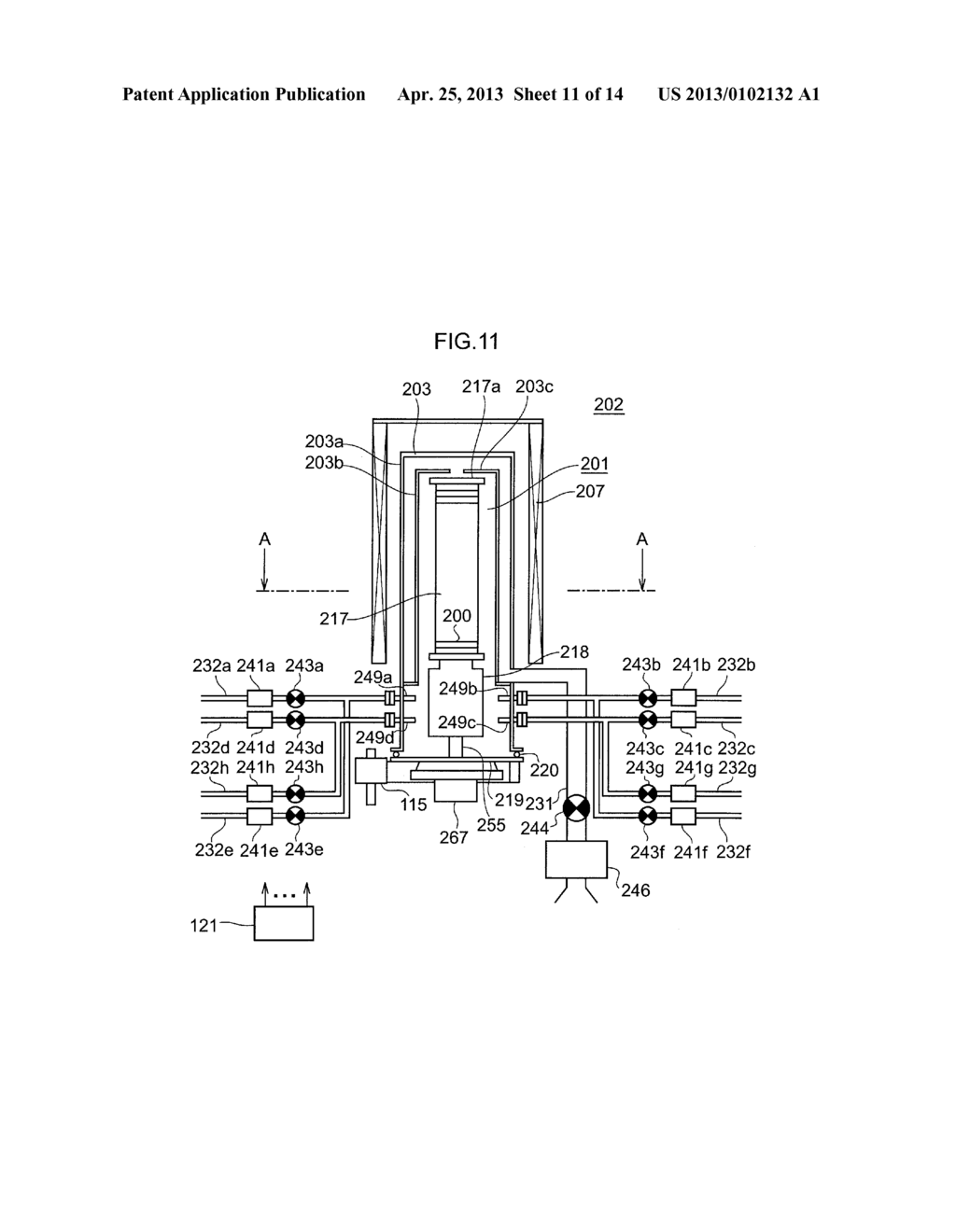 METHOD OF MANUFACTURING SEMICONDUCTOR DEVICE, SUBSTRATE PROCESSING METHOD,     SUBSTRATE PROCESSING APPARATUS AND RECORDING MEDIUM - diagram, schematic, and image 12