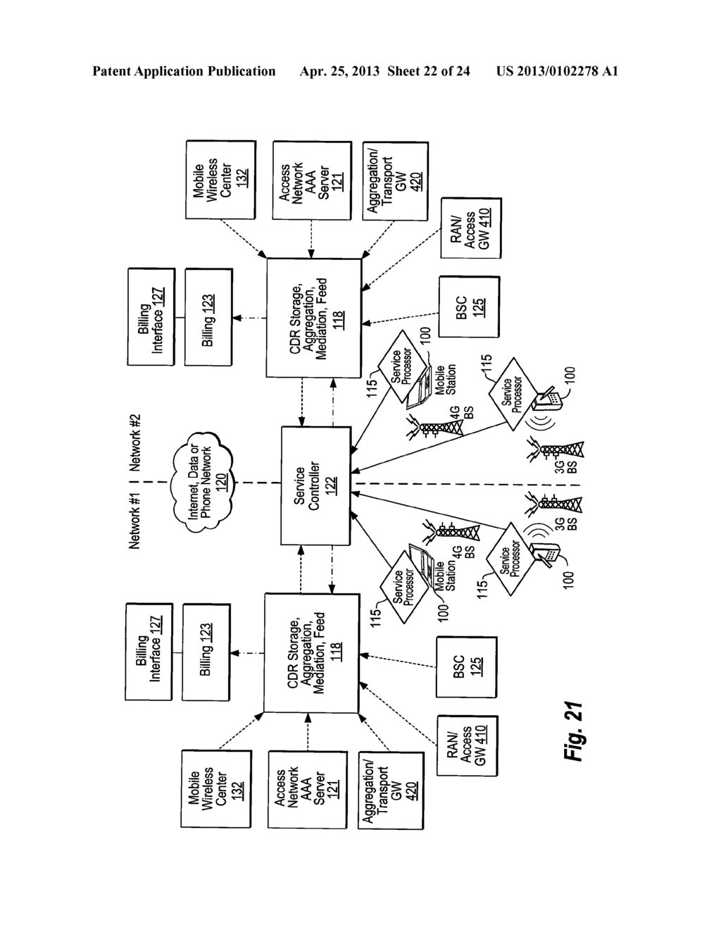 ENHANCED ROAMING SERVICES AND CONVERGED CARRIER NETWORKS WITH DEVICE     ASSISTED SERVICES AND A PROXY - diagram, schematic, and image 23