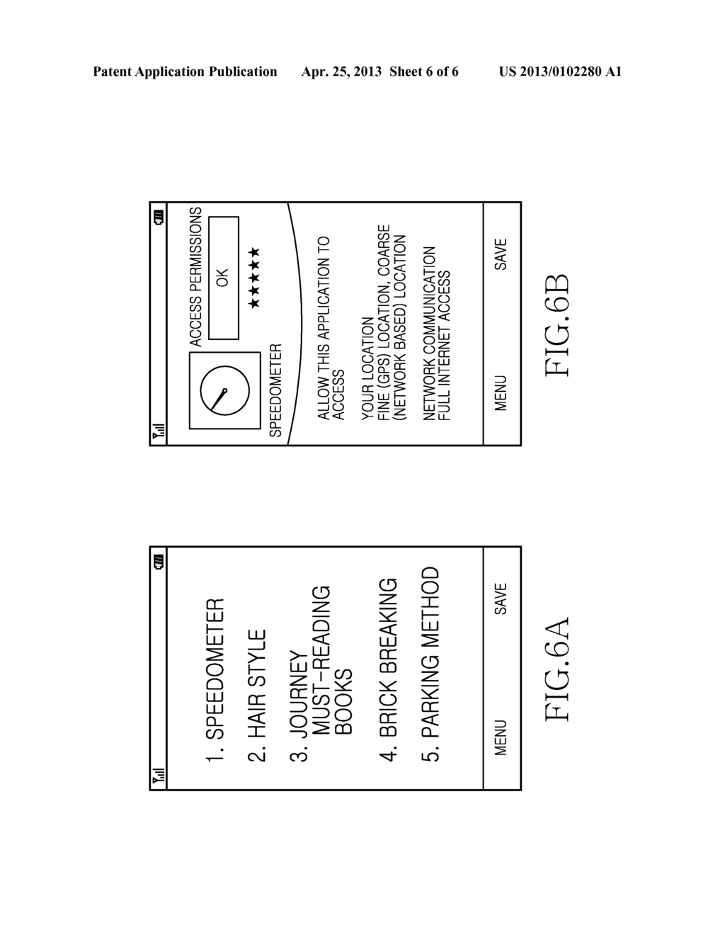 APPARATUS AND METHOD FOR MANAGING CONTROL INFORMATION OF APPLICATION IN     PORTABLE TERMINAL - diagram, schematic, and image 07