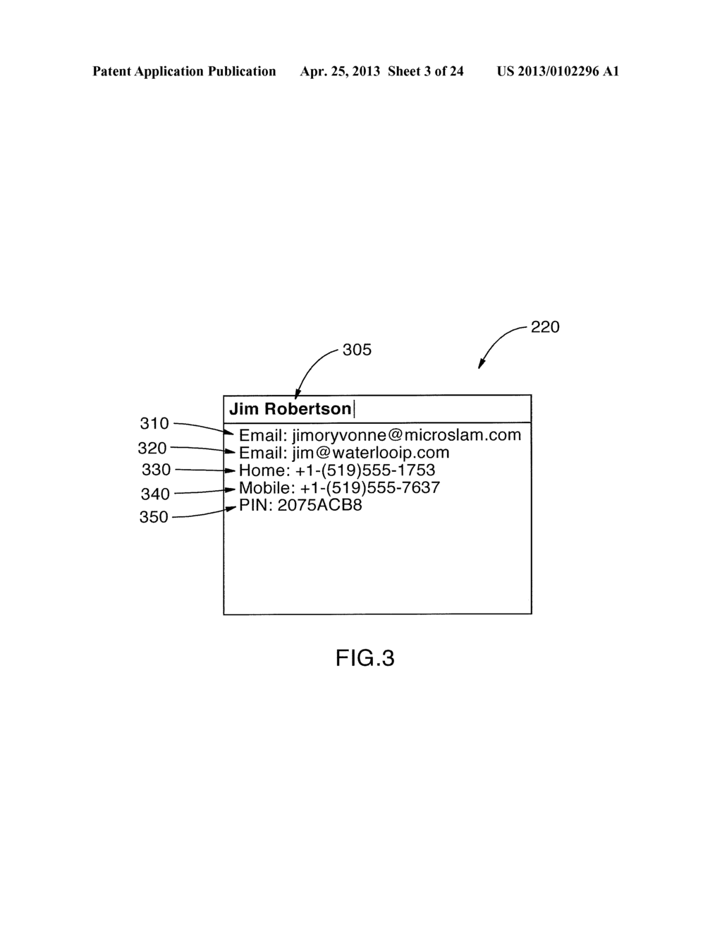 SYSTEM AND METHOD FOR IDENTIFYING A CONTACT ASSOCIATED WITH AN ELECTRONIC     COMMUNICATION - diagram, schematic, and image 04