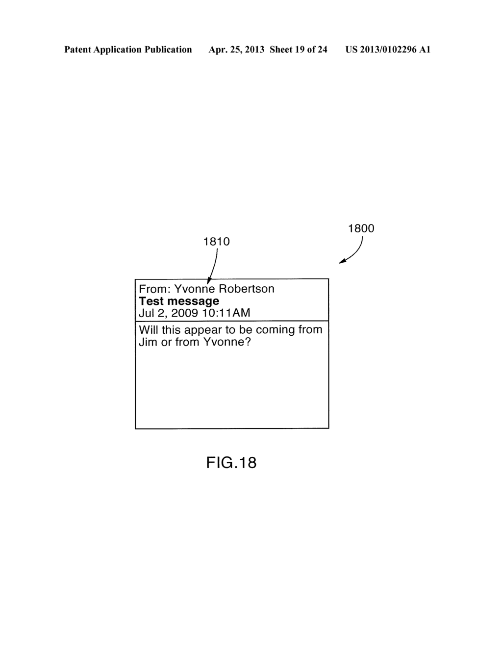 SYSTEM AND METHOD FOR IDENTIFYING A CONTACT ASSOCIATED WITH AN ELECTRONIC     COMMUNICATION - diagram, schematic, and image 20