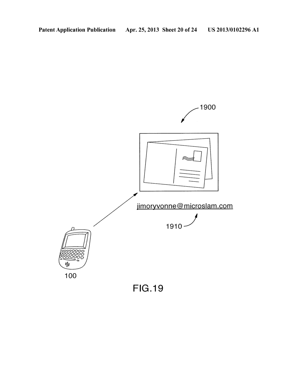 SYSTEM AND METHOD FOR IDENTIFYING A CONTACT ASSOCIATED WITH AN ELECTRONIC     COMMUNICATION - diagram, schematic, and image 21