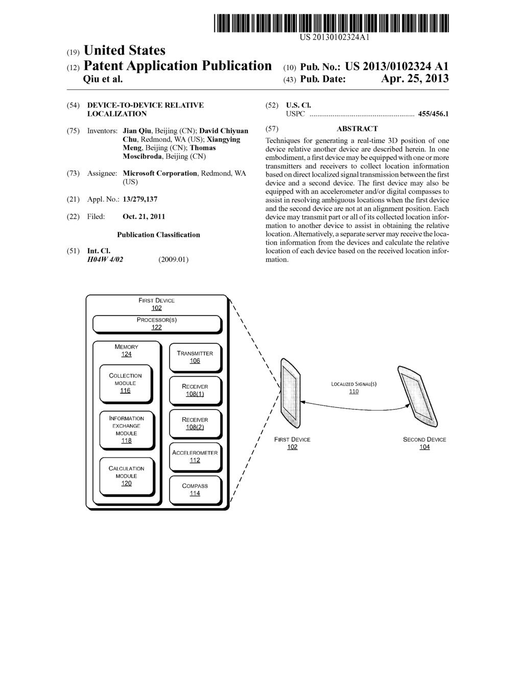 DEVICE-TO-DEVICE RELATIVE LOCALIZATION - diagram, schematic, and image 01