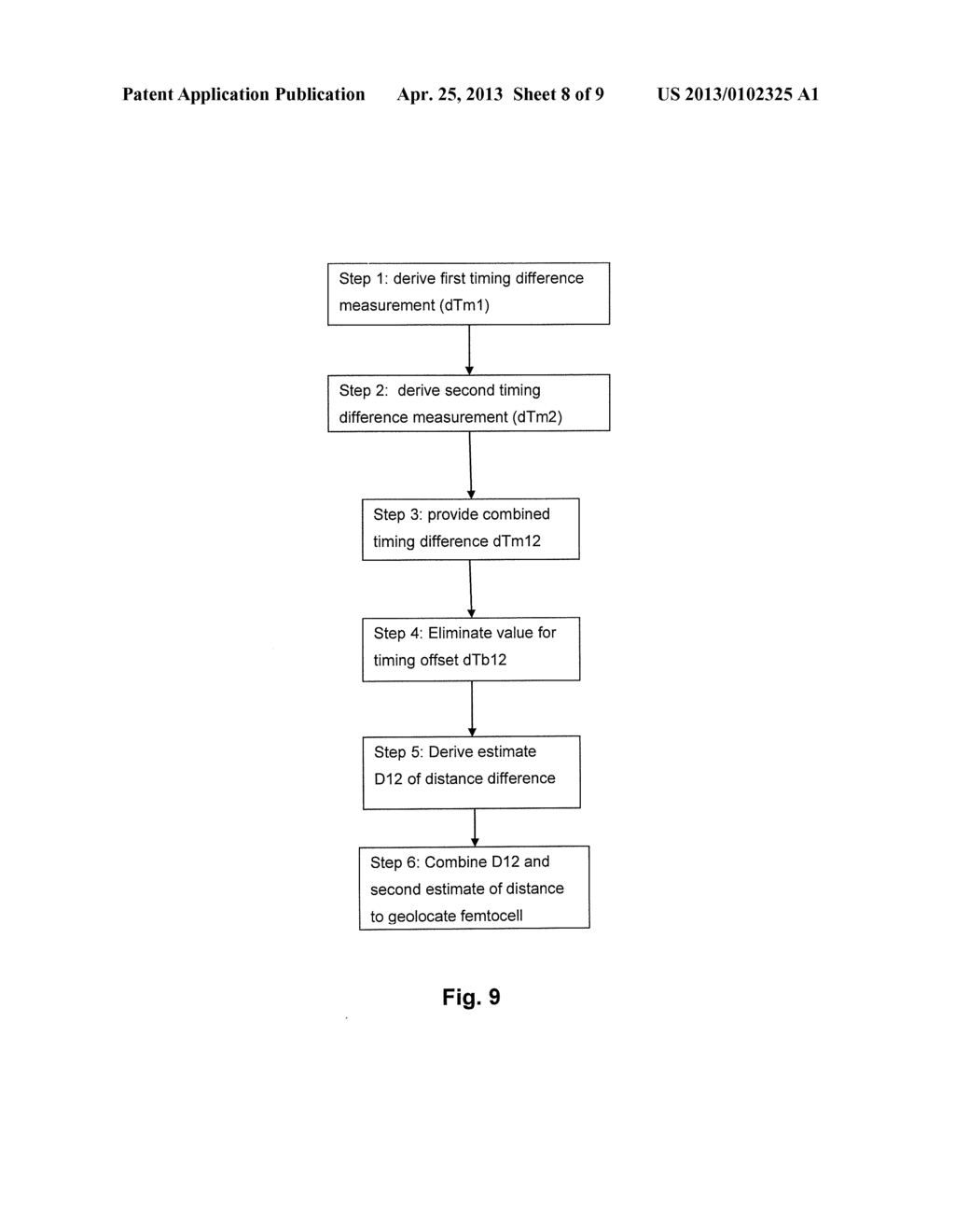 METHOD AND APPARATUS FOR DETERMINING THE LOCATION OF A FEMTOCELL - diagram, schematic, and image 09