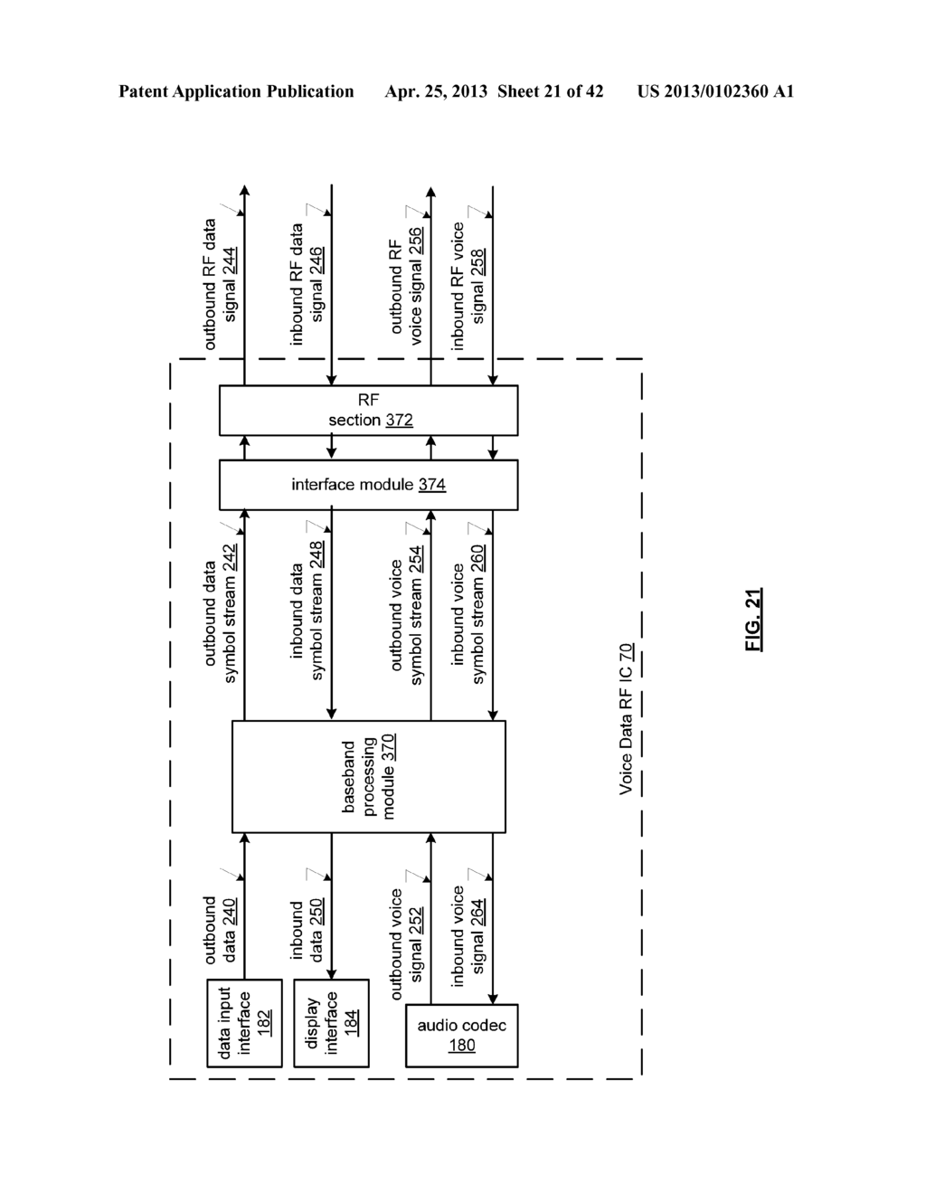 VOICE/DATA/RF INTEGRATED CIRCUIT - diagram, schematic, and image 22