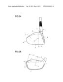 GOLF CLUB HEAD diagram and image