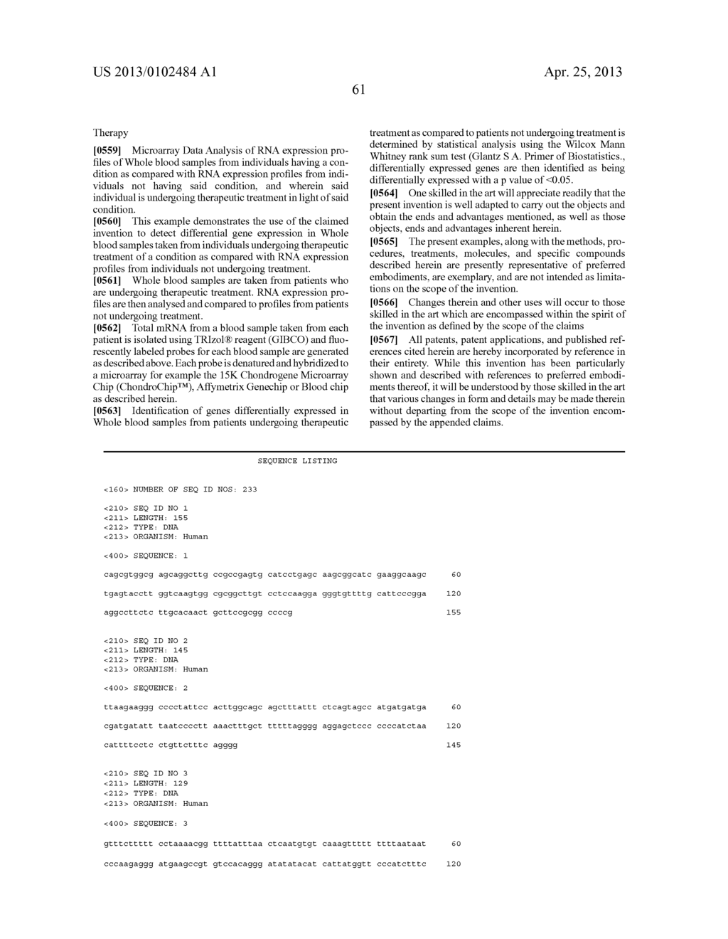 METHOD FOR THE DETECTION OF GENE TRANSCRIPTS IN BLOOD AND USES THEREOF - diagram, schematic, and image 90