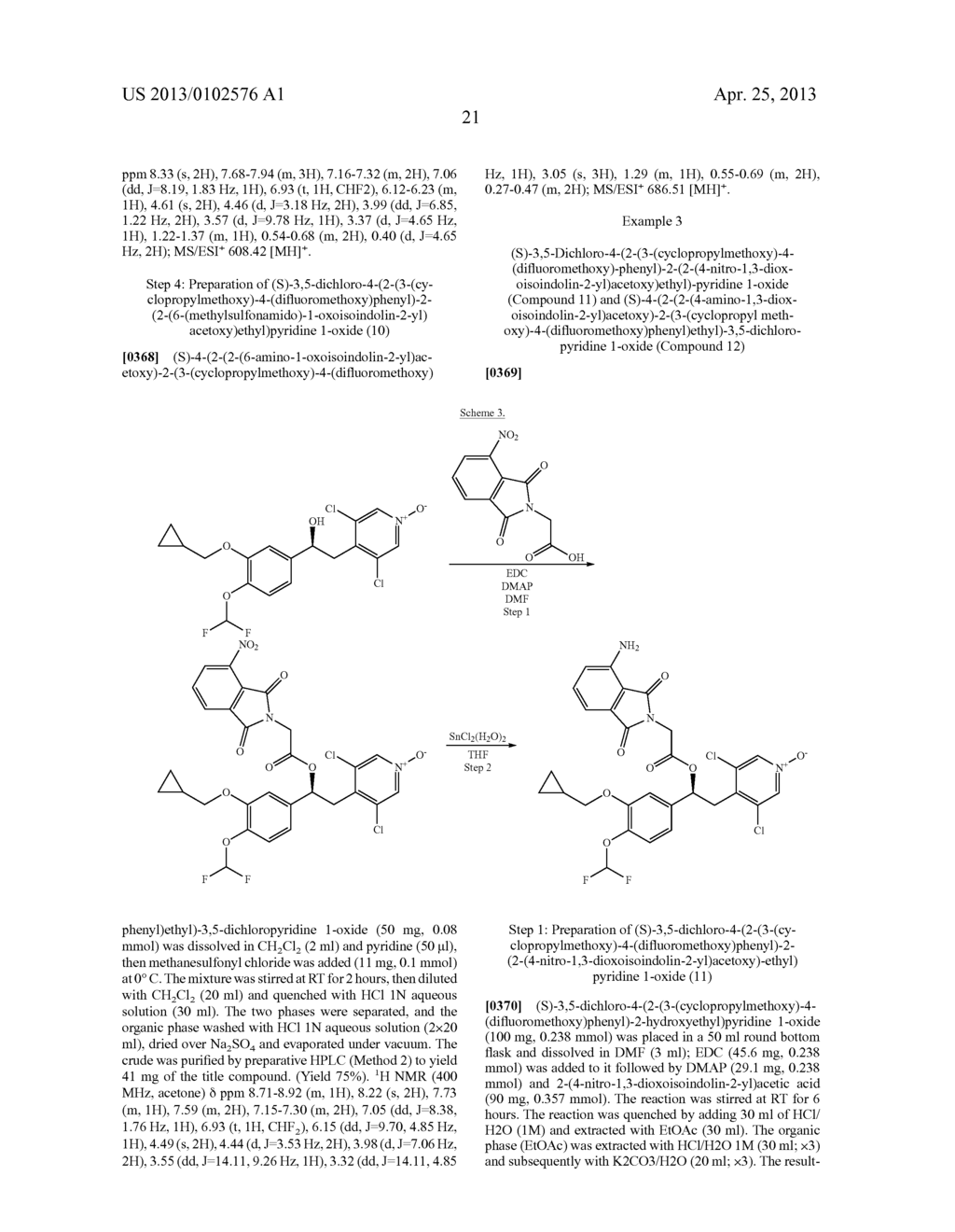 DERIVATIVES OF 1-PHENYL-2-PYRIDINYL ALKYL ALCOHOLS AS PHOSPHODIESTERASE     INHIBITORS - diagram, schematic, and image 22