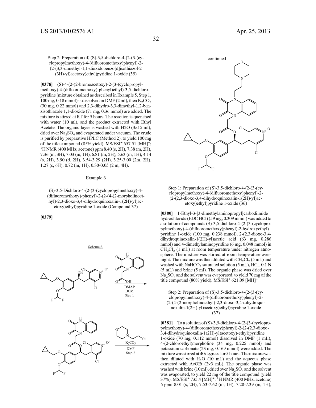 DERIVATIVES OF 1-PHENYL-2-PYRIDINYL ALKYL ALCOHOLS AS PHOSPHODIESTERASE     INHIBITORS - diagram, schematic, and image 33