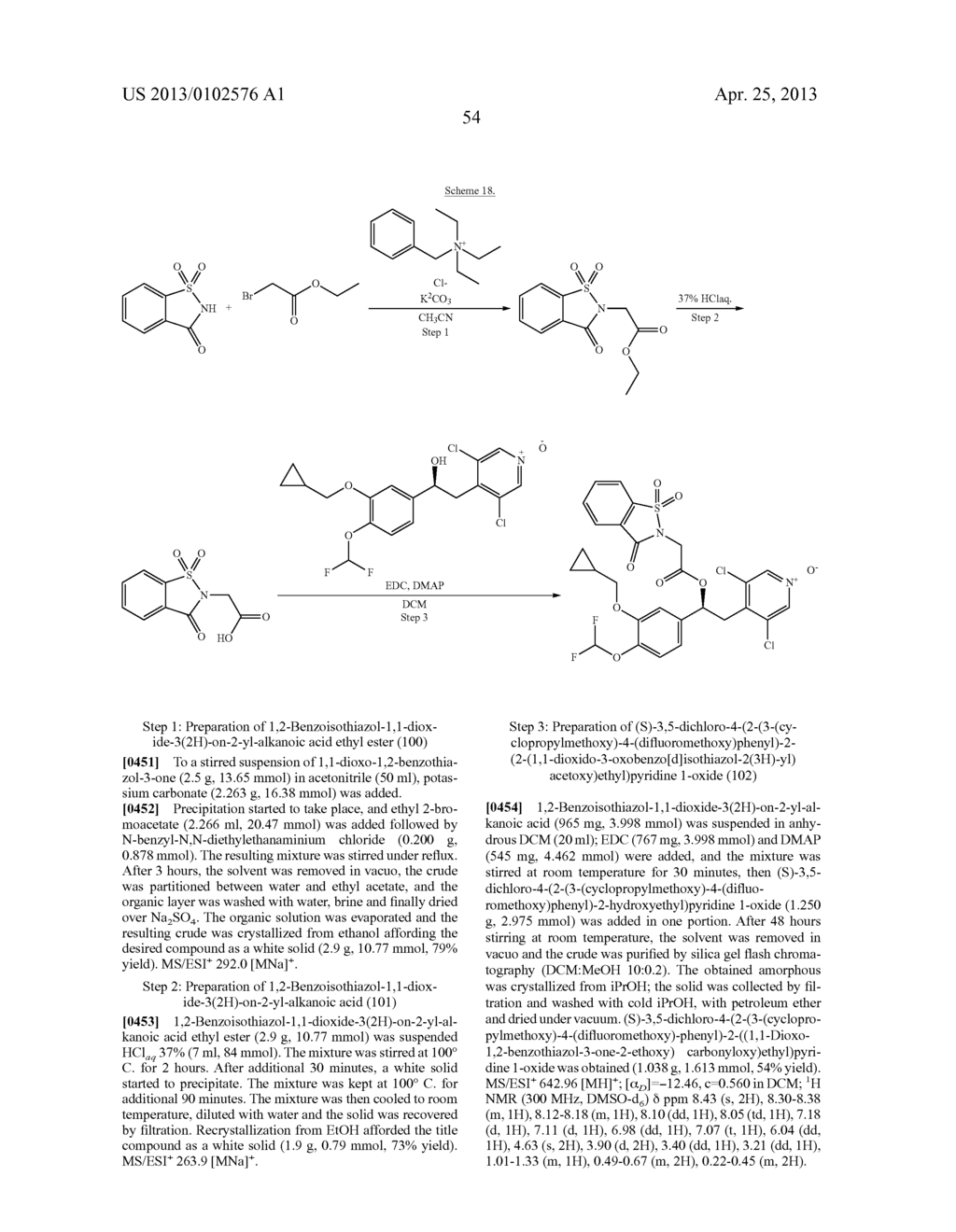 DERIVATIVES OF 1-PHENYL-2-PYRIDINYL ALKYL ALCOHOLS AS PHOSPHODIESTERASE     INHIBITORS - diagram, schematic, and image 55