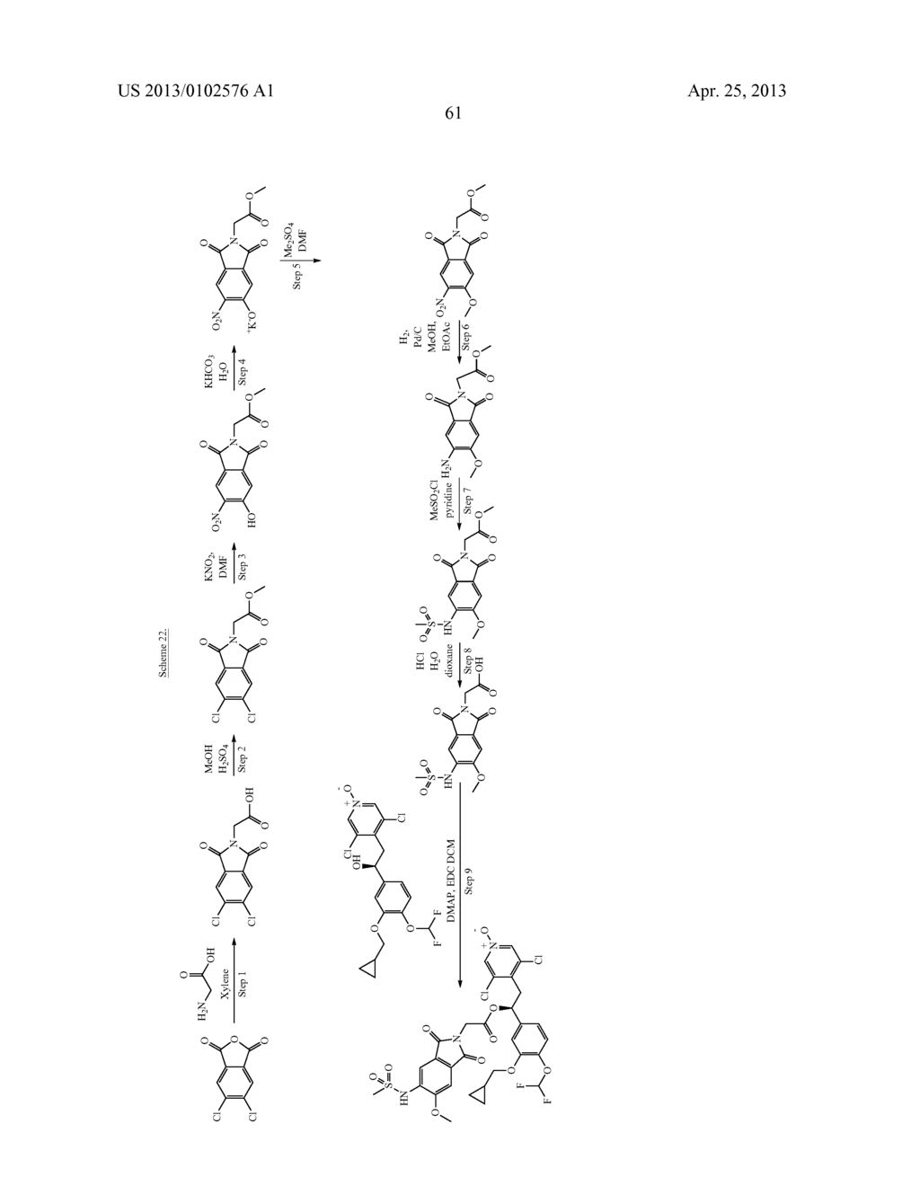 DERIVATIVES OF 1-PHENYL-2-PYRIDINYL ALKYL ALCOHOLS AS PHOSPHODIESTERASE     INHIBITORS - diagram, schematic, and image 62