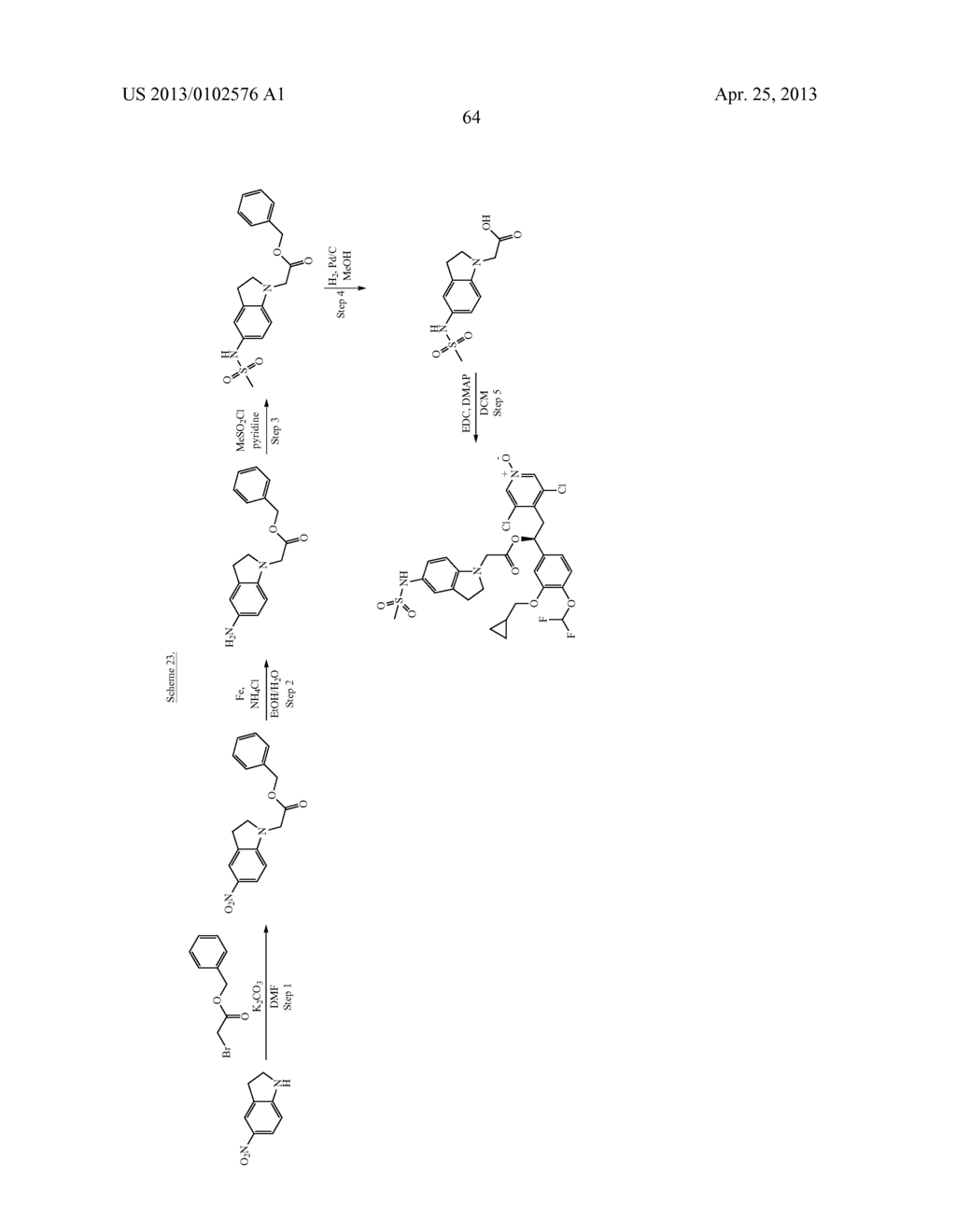 DERIVATIVES OF 1-PHENYL-2-PYRIDINYL ALKYL ALCOHOLS AS PHOSPHODIESTERASE     INHIBITORS - diagram, schematic, and image 65