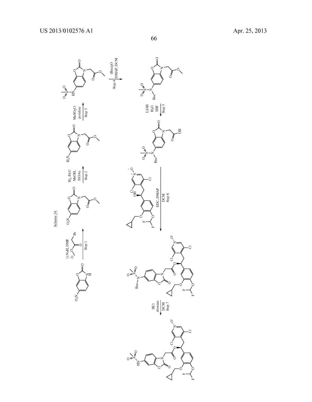 DERIVATIVES OF 1-PHENYL-2-PYRIDINYL ALKYL ALCOHOLS AS PHOSPHODIESTERASE     INHIBITORS - diagram, schematic, and image 67