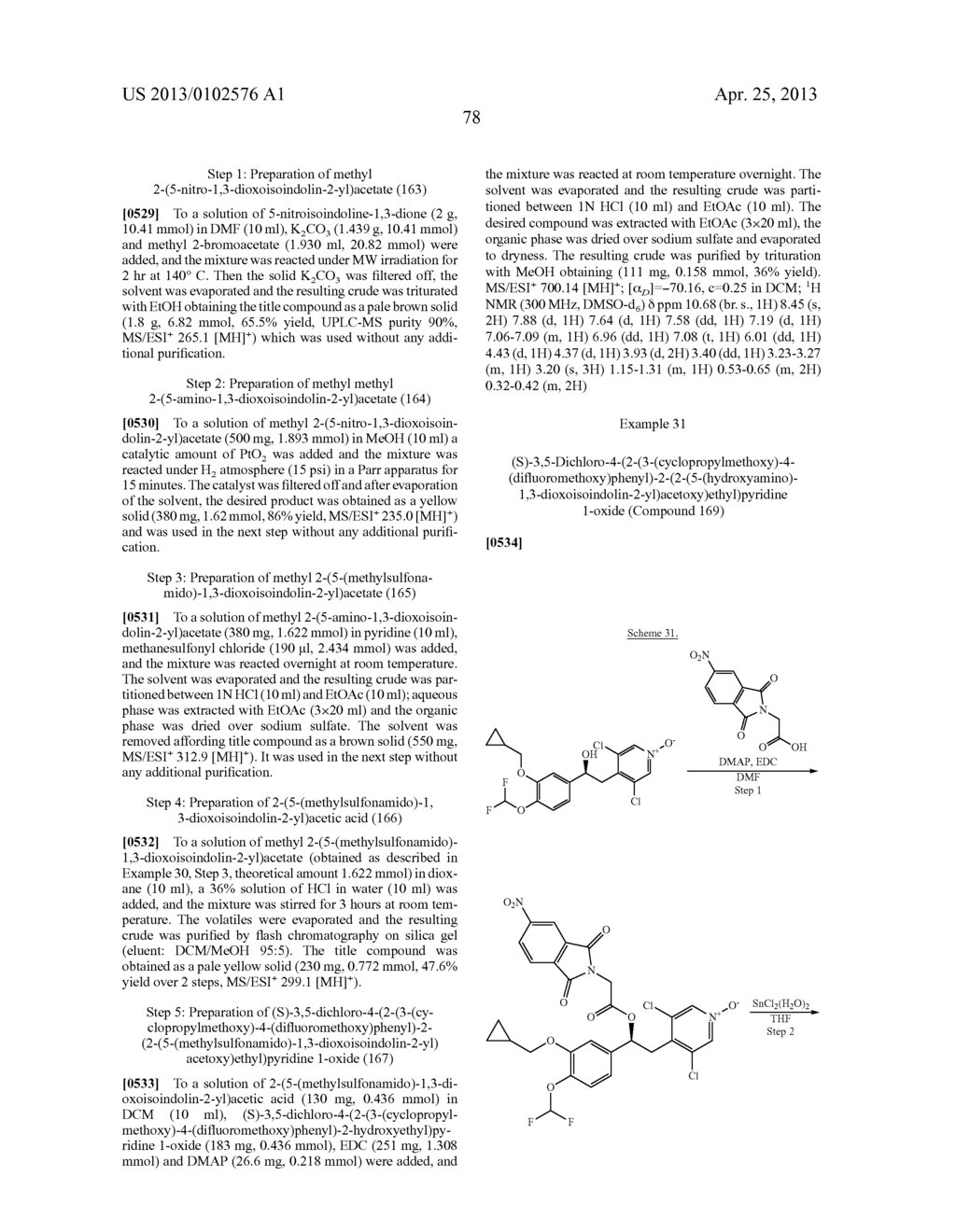 DERIVATIVES OF 1-PHENYL-2-PYRIDINYL ALKYL ALCOHOLS AS PHOSPHODIESTERASE     INHIBITORS - diagram, schematic, and image 79