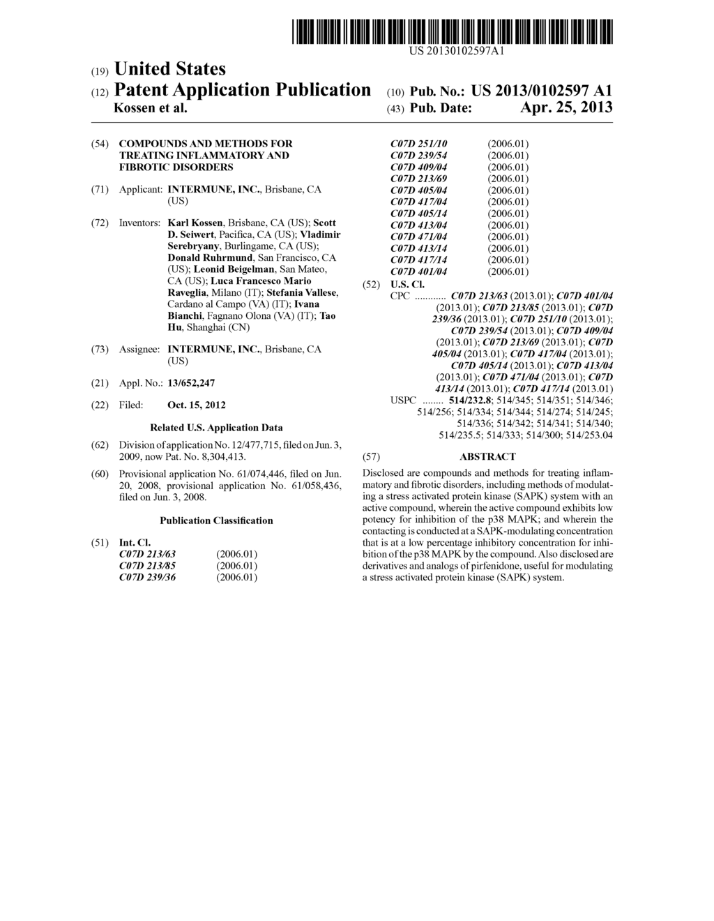 COMPOUNDS AND METHODS FOR TREATING INFLAMMATORY AND FIBROTIC DISORDERS - diagram, schematic, and image 01