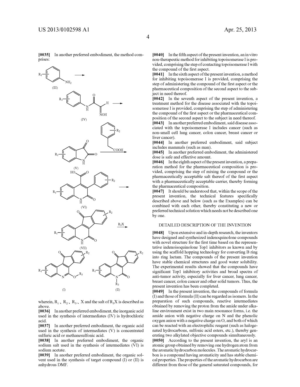 INDENOQUINOLONE COMPOUND, PREPARATION METHOD AND USE THEREOF - diagram, schematic, and image 05