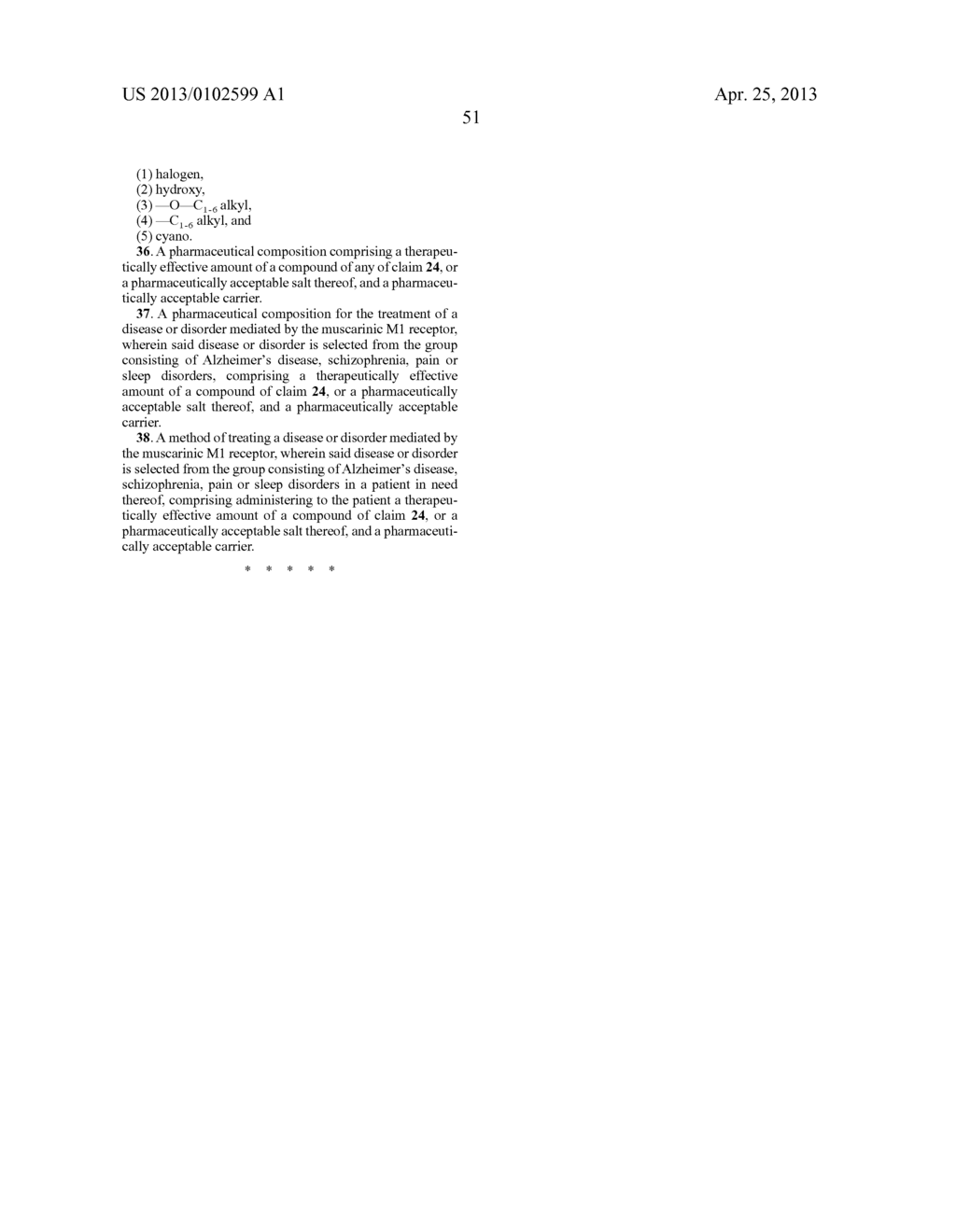 PYRAZOLO [4,3-C] CINNOLIN-3-ONE M1 RECEPTOR POSITIVE ALLOSTERIC MODULATORS - diagram, schematic, and image 52