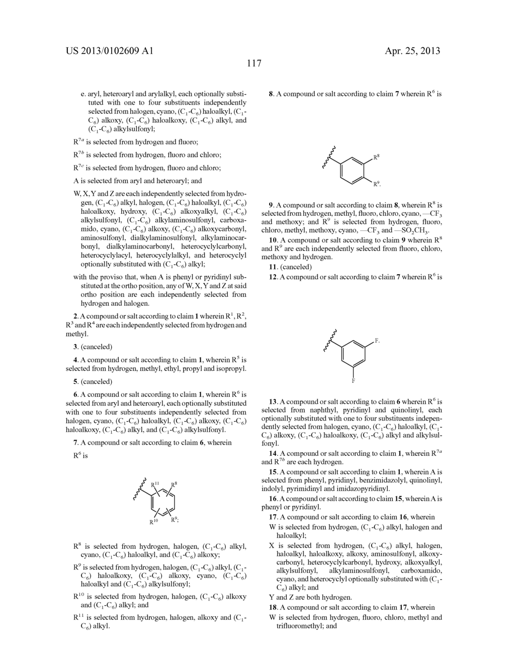 BIARYL OXYACETIC ACID COMPOUNDS - diagram, schematic, and image 119