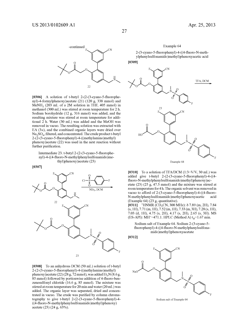 BIARYL OXYACETIC ACID COMPOUNDS - diagram, schematic, and image 29