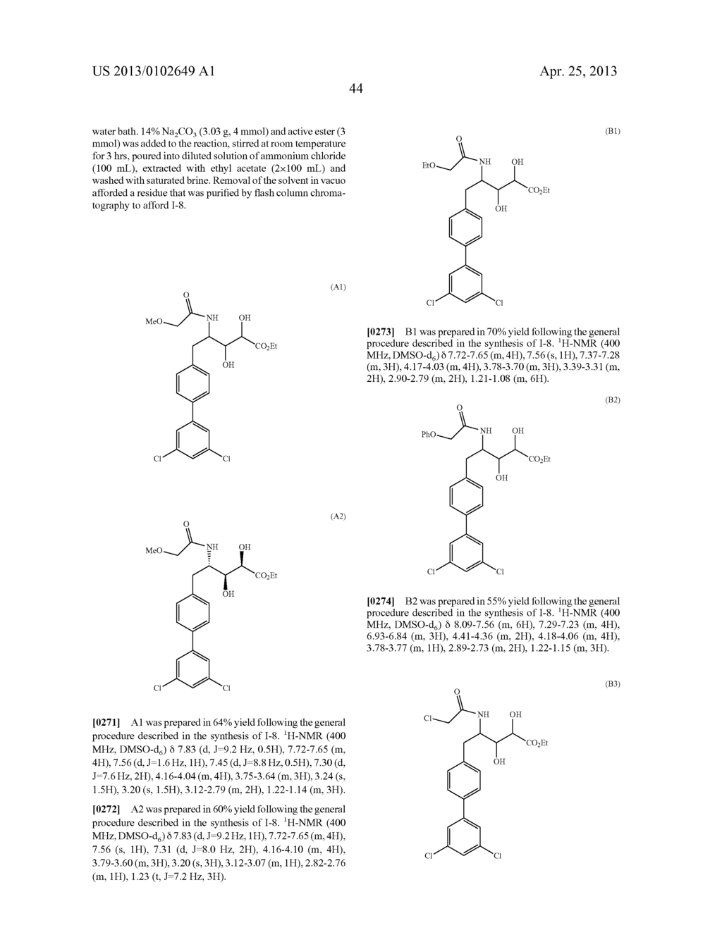 SUBSTITUTED BIARYL ALKYL AMIDES - diagram, schematic, and image 48