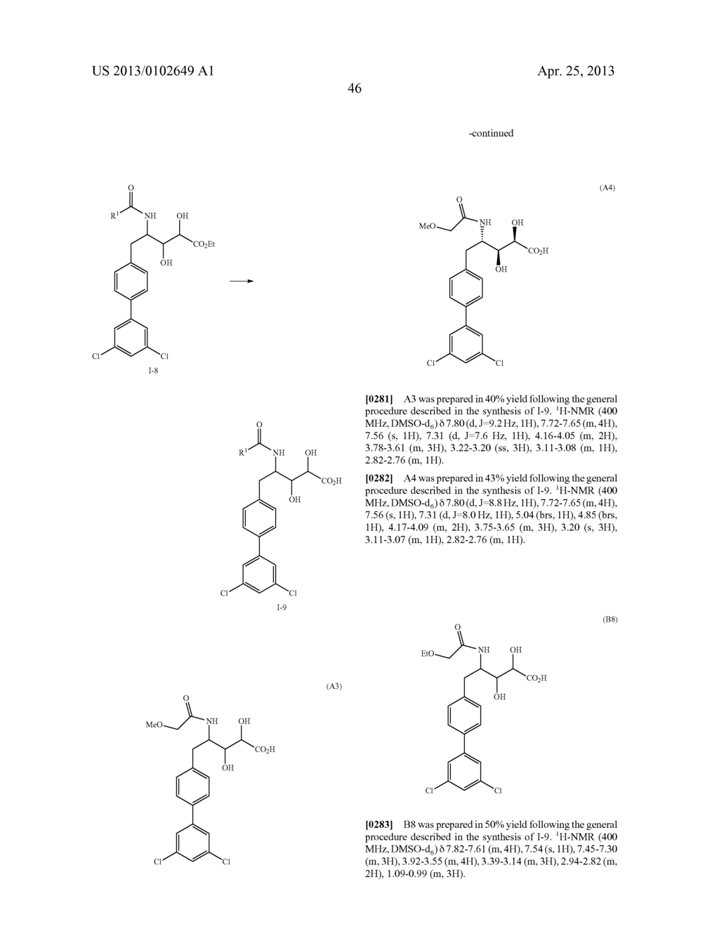 SUBSTITUTED BIARYL ALKYL AMIDES - diagram, schematic, and image 50