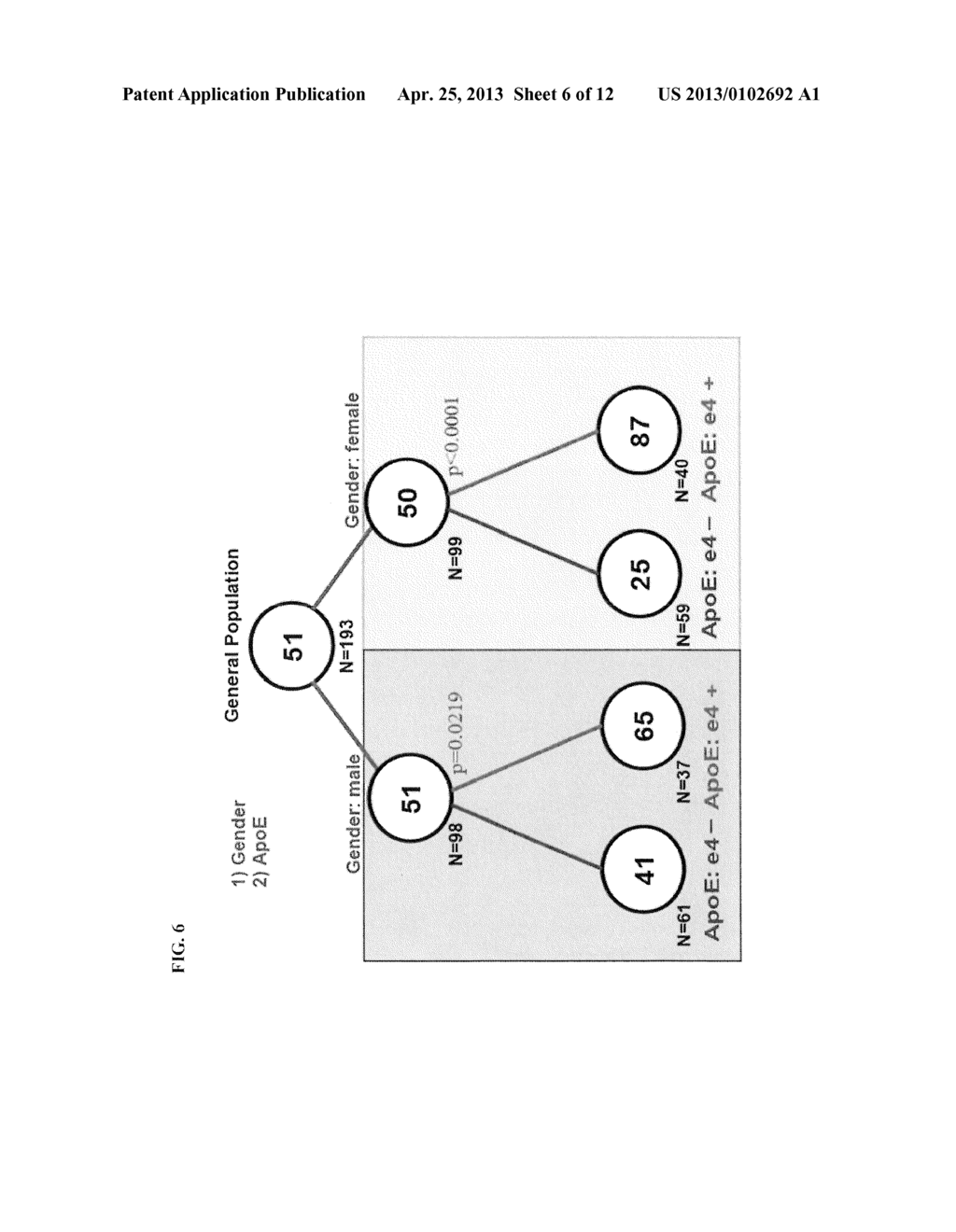 METHODS FOR ASSESSING RISK OF ALZHEIMER'S DISEASE IN A PATIENT - diagram, schematic, and image 07