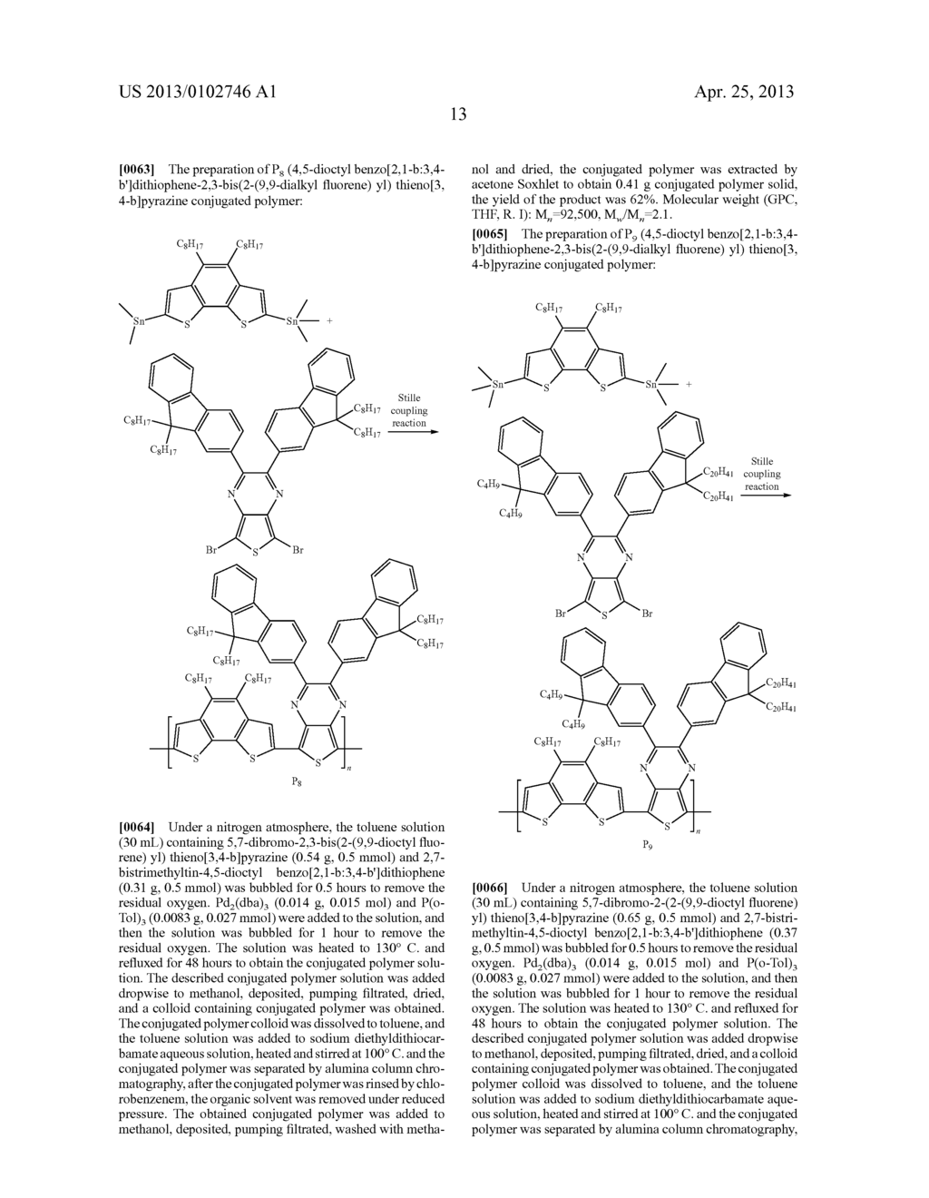 CONJUGATED POLYMER BASED ON BENZODITHIOPHENE AND THIENOPYRAZINE,     PREPARATION METHOD THEREOF AND APPLICATION THEREOF - diagram, schematic, and image 17