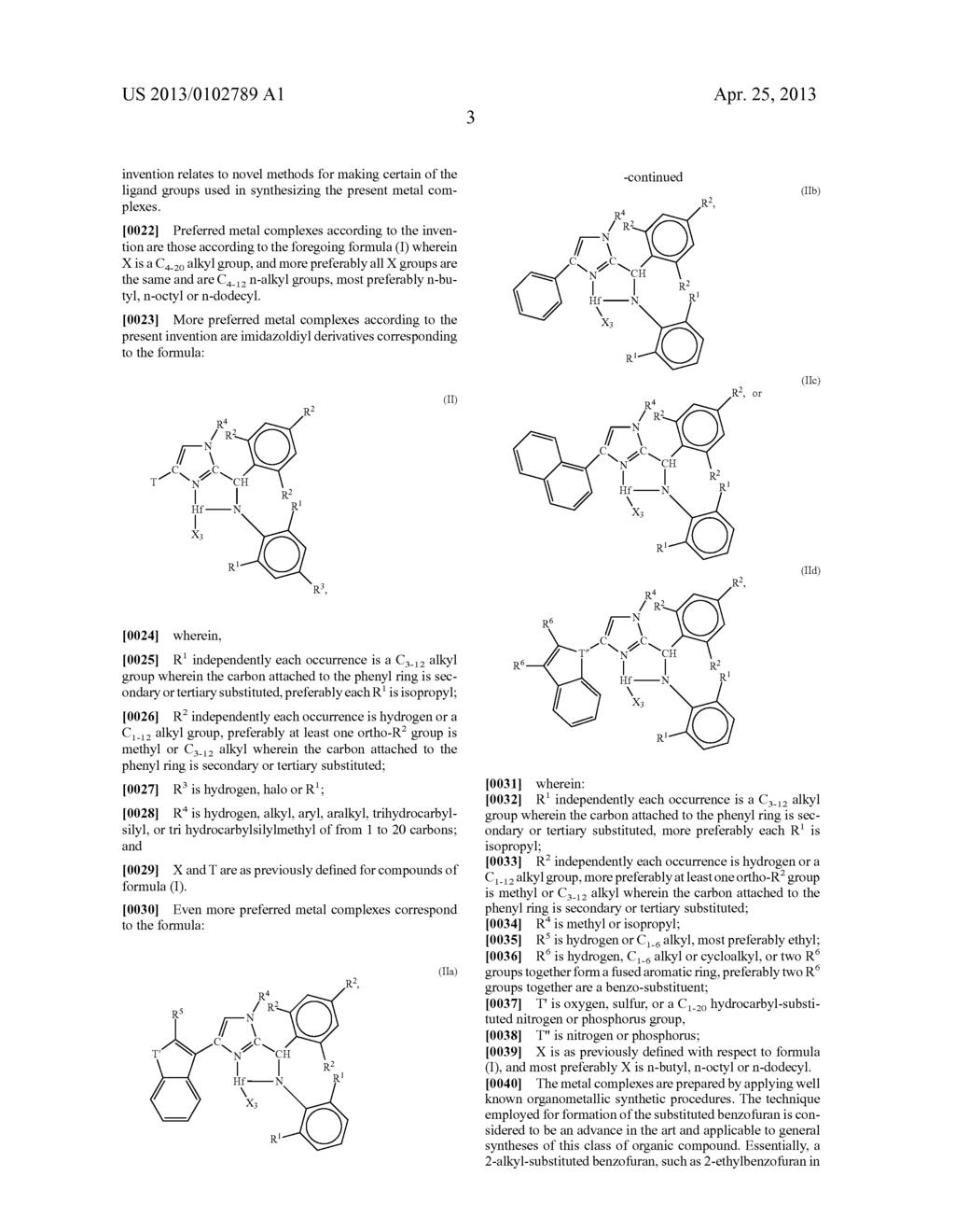 HAFNIUM COMPLEXES OF HETEROCYCLIC ORGANIC LIGANDS - diagram, schematic, and image 04