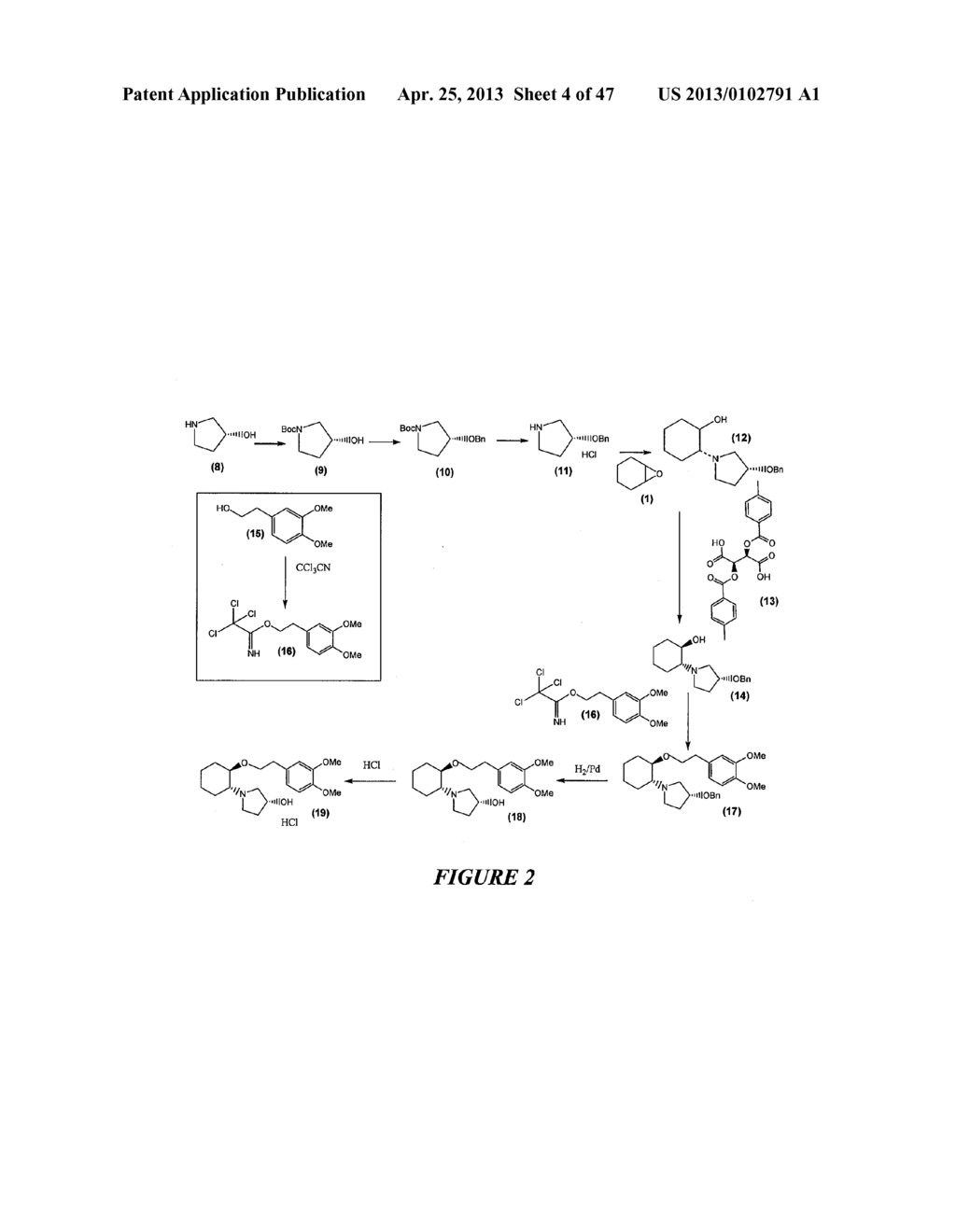 SYNTHETIC PROCESS FOR AMINOCYCLOHEXYL ETHER COMPOUNDS - diagram, schematic, and image 05