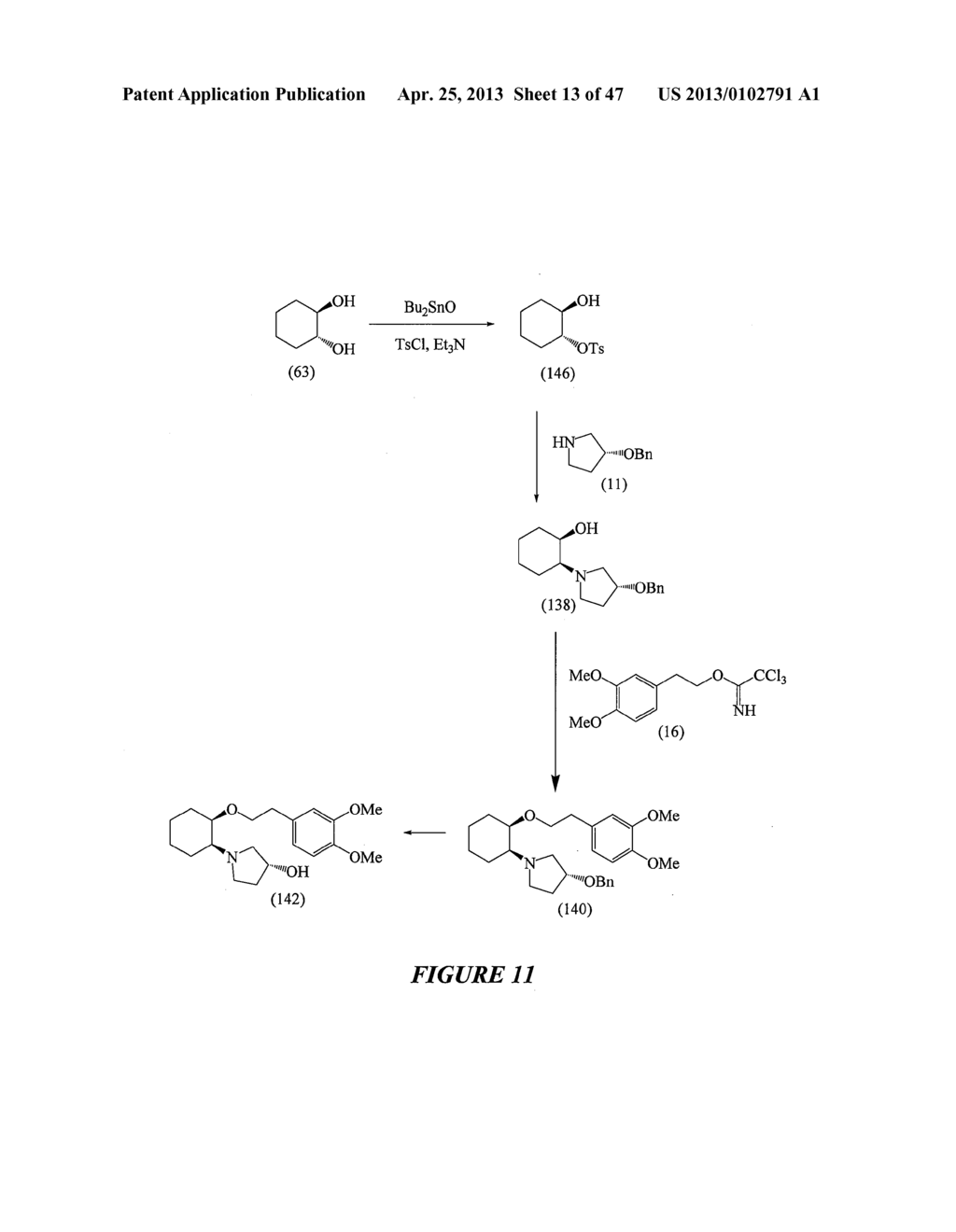 SYNTHETIC PROCESS FOR AMINOCYCLOHEXYL ETHER COMPOUNDS - diagram, schematic, and image 14