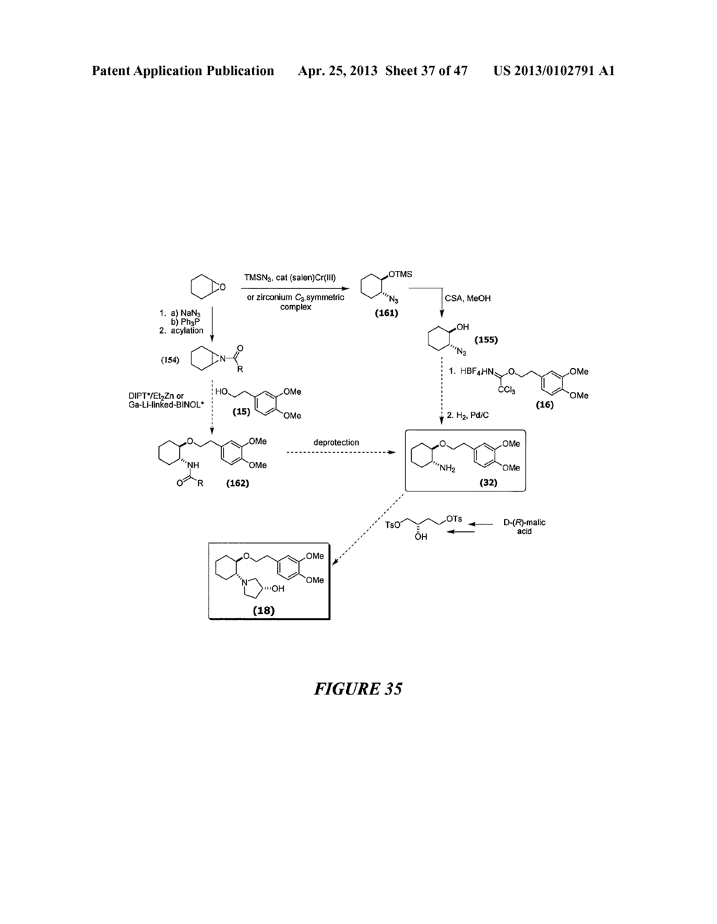 SYNTHETIC PROCESS FOR AMINOCYCLOHEXYL ETHER COMPOUNDS - diagram, schematic, and image 38