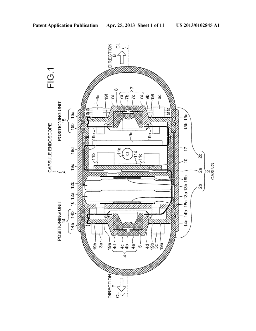 CAPSULE-TYPE MEDICAL APPARATUS AND METHOD OF MANUFACTURING CAPSULE-TYPE     MEDICAL APPARATUS - diagram, schematic, and image 02