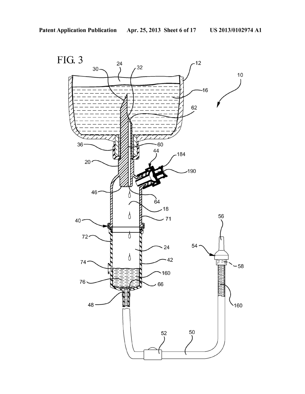 SYSTEMS AND METHODS FOR PROVIDING A CLOSED VENTING HAZARDOUS DRUG IV SET - diagram, schematic, and image 07