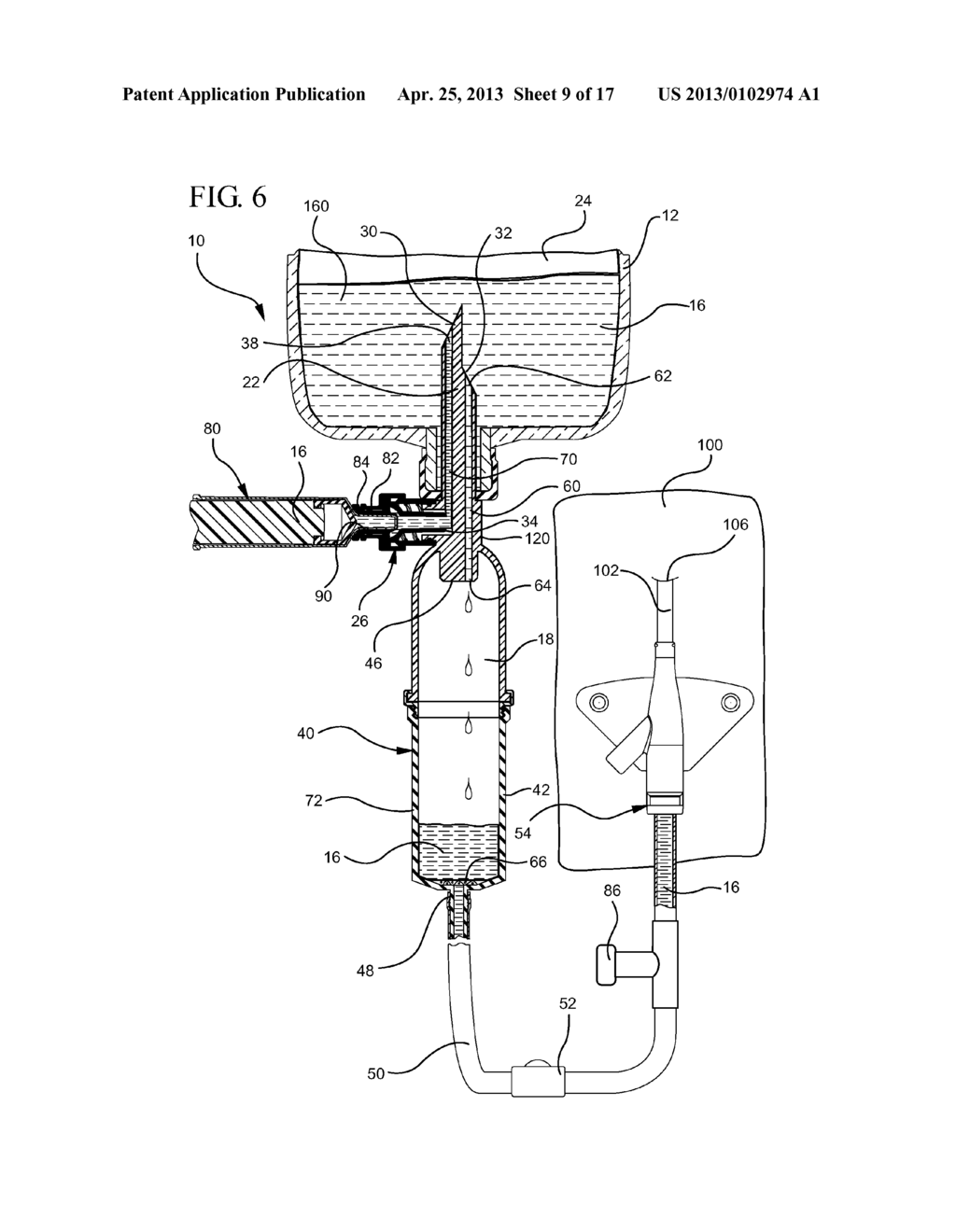 SYSTEMS AND METHODS FOR PROVIDING A CLOSED VENTING HAZARDOUS DRUG IV SET - diagram, schematic, and image 10