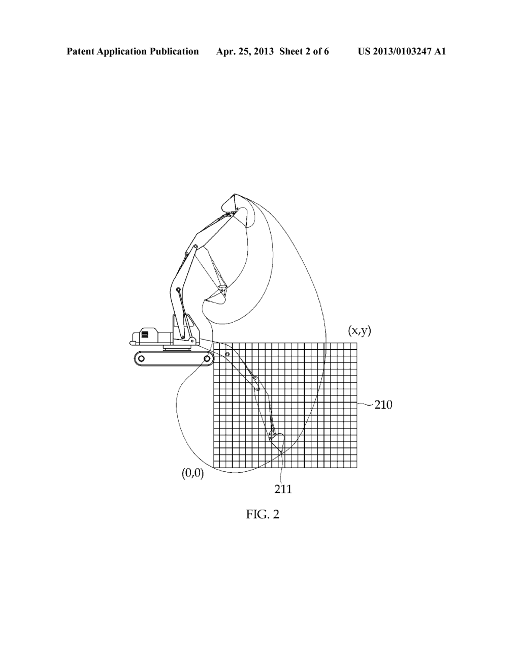 Apparatus and Method for Controlling Work Trajectory of Construction     Equipment - diagram, schematic, and image 03