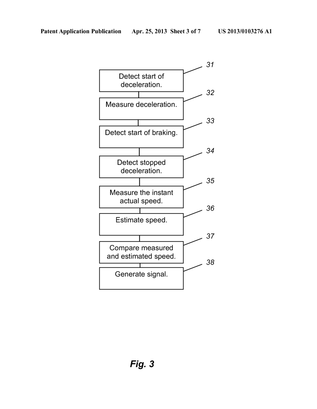 METHOD AND APPARATUS FOR EVALUATING DECELERATION OF A VEHICLE - diagram, schematic, and image 04