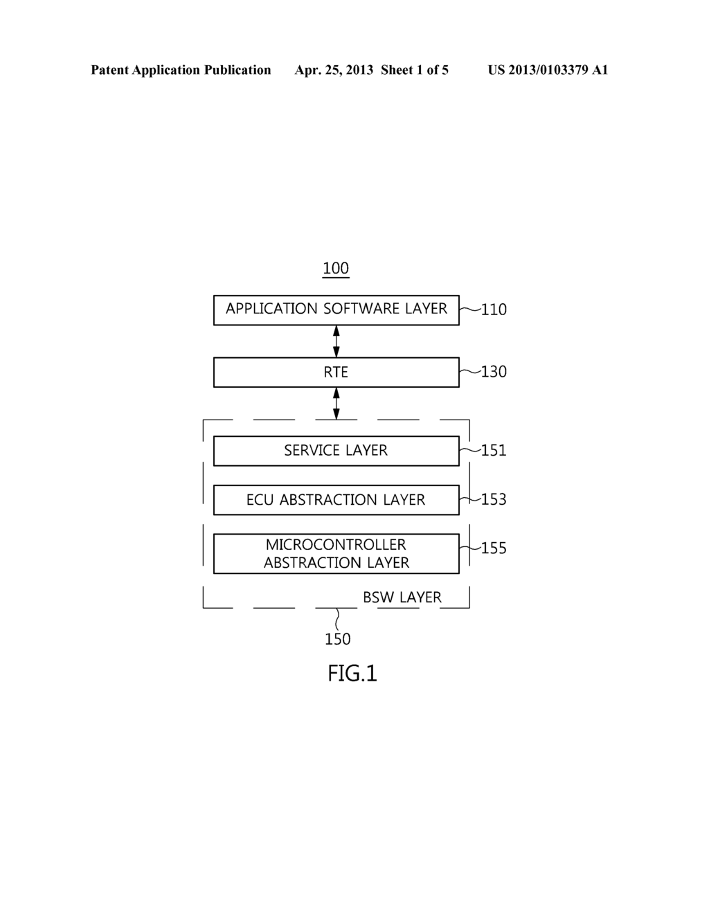 APPARATUS AND METHOD FOR VERIFYING INTEROPERABILITY BETWEEN APPLICATION     SOFTWARE AND AUTOSAR SERVICE - diagram, schematic, and image 02