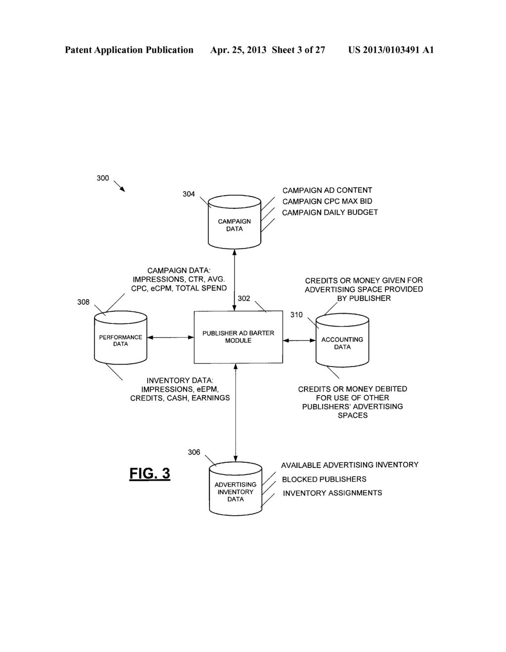 Computer-Implemented Systems and Methods for Facilitating the Distribution     of Advertisements - diagram, schematic, and image 04