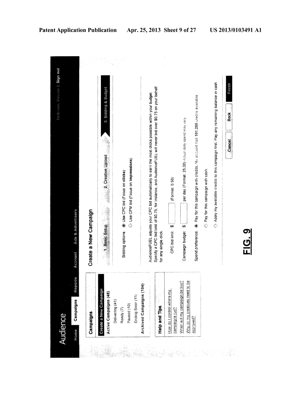 Computer-Implemented Systems and Methods for Facilitating the Distribution     of Advertisements - diagram, schematic, and image 10