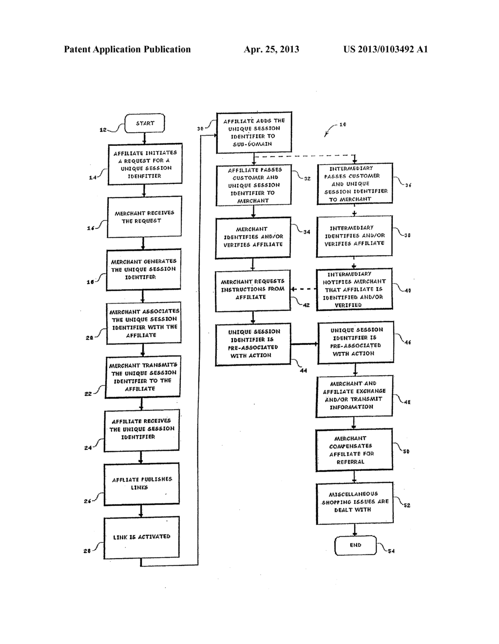 Method of Using a Subdomain Portion of a Domain Name to Pass a Unique     Tracking Code - diagram, schematic, and image 02